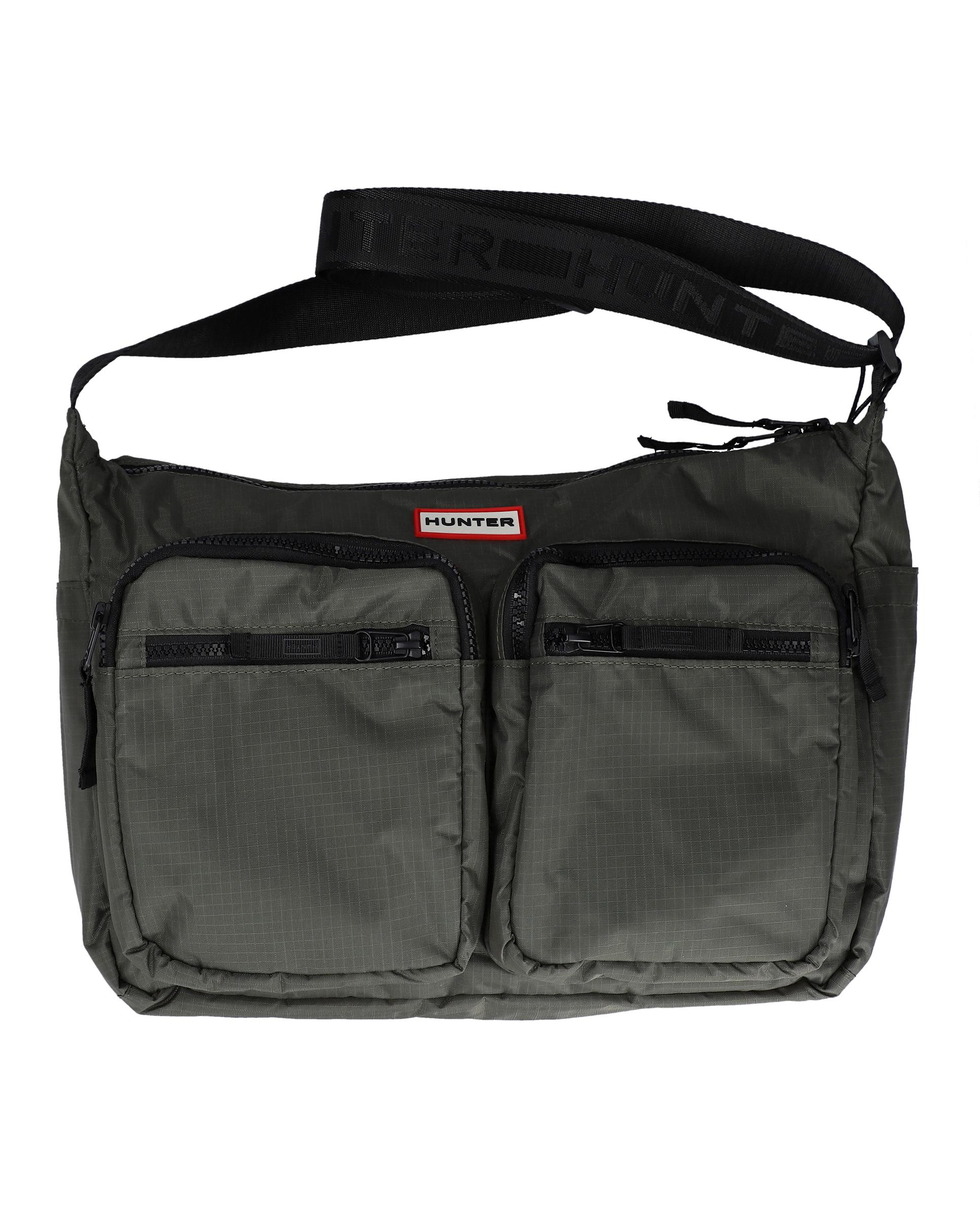 Bolso bandolera multipocket con cremallera - Hunter - Verde oscuro Verde oscuro-1