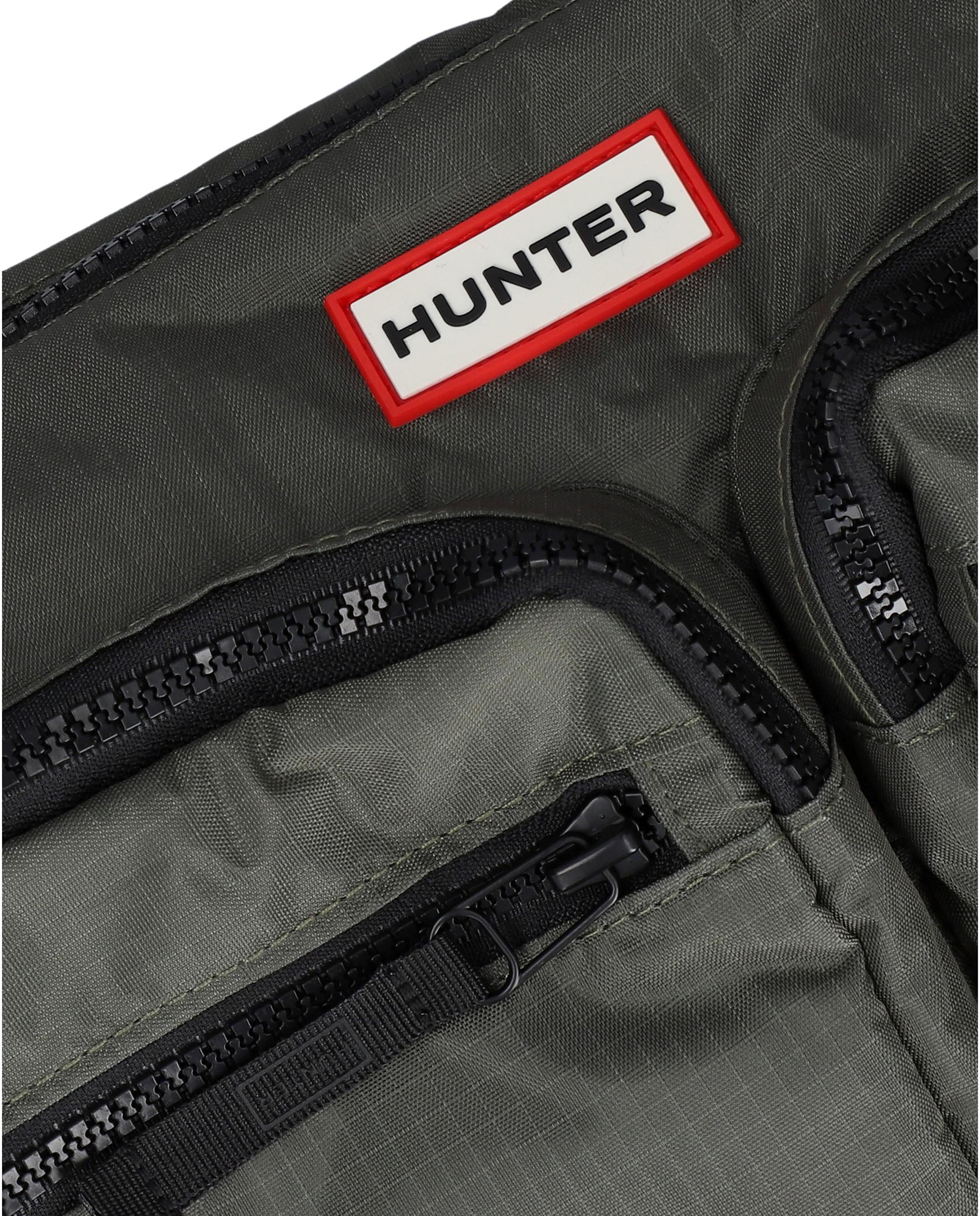 Bolso bandolera multipocket con cremallera - Hunter - Verde oscuro Verde oscuro-2