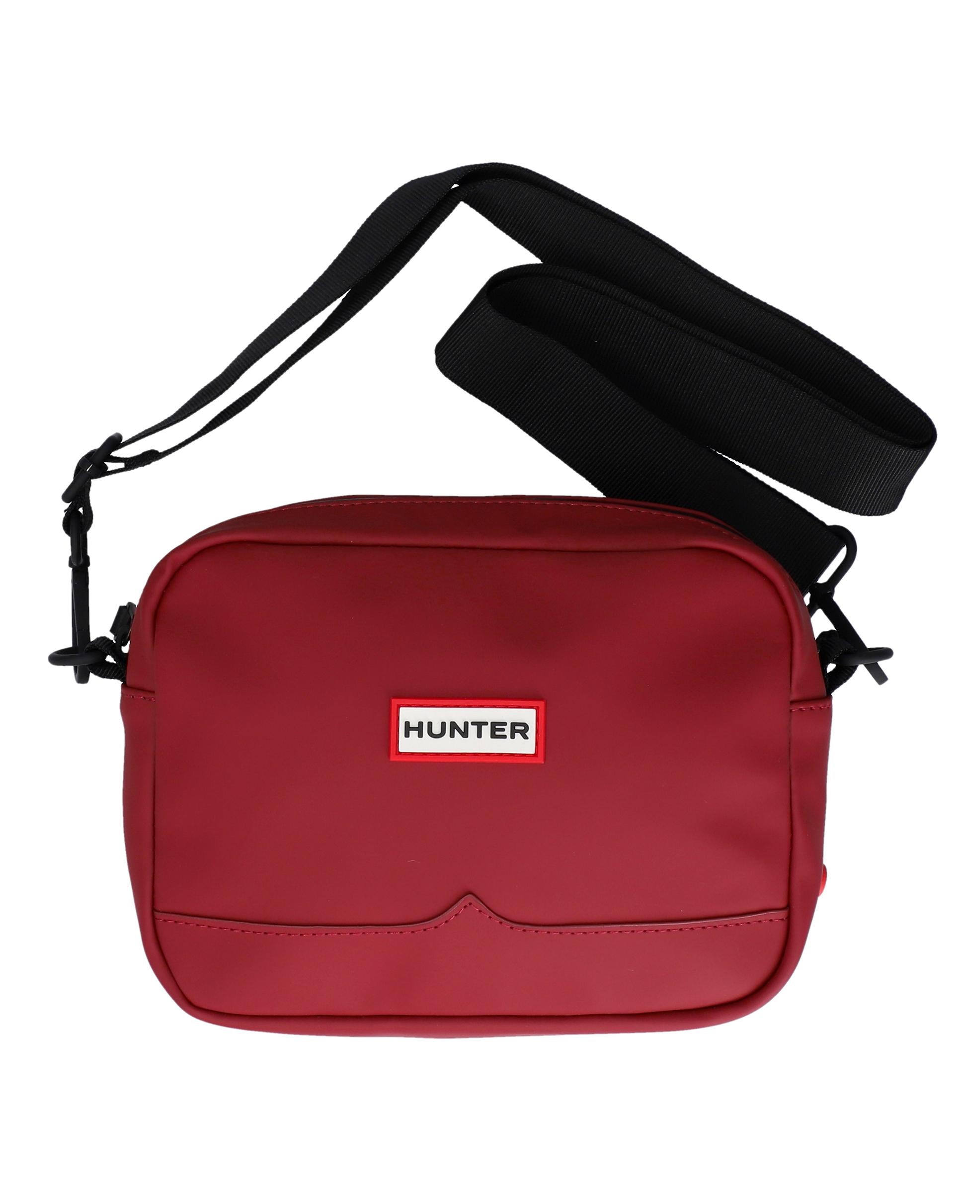 Bolso bandolera con cierre de cremallera y correa ajustable - Hunter - Vino Vino-1