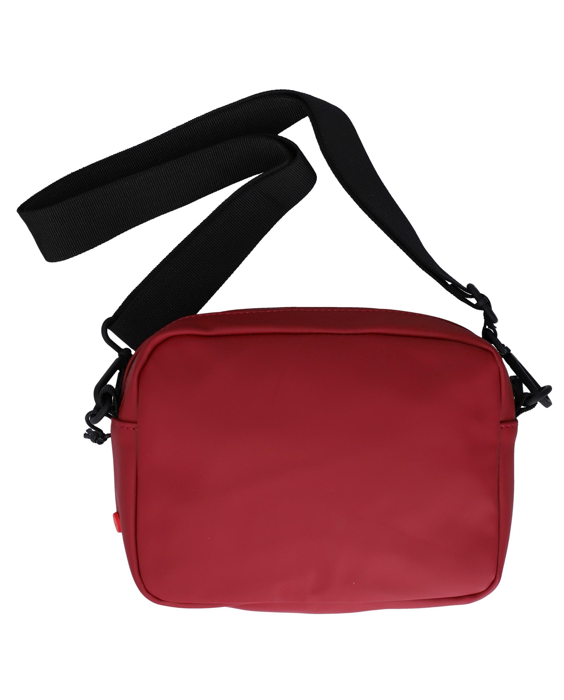 Bolso bandolera con cierre de cremallera y correa ajustable - Hunter - Vino Vino-3