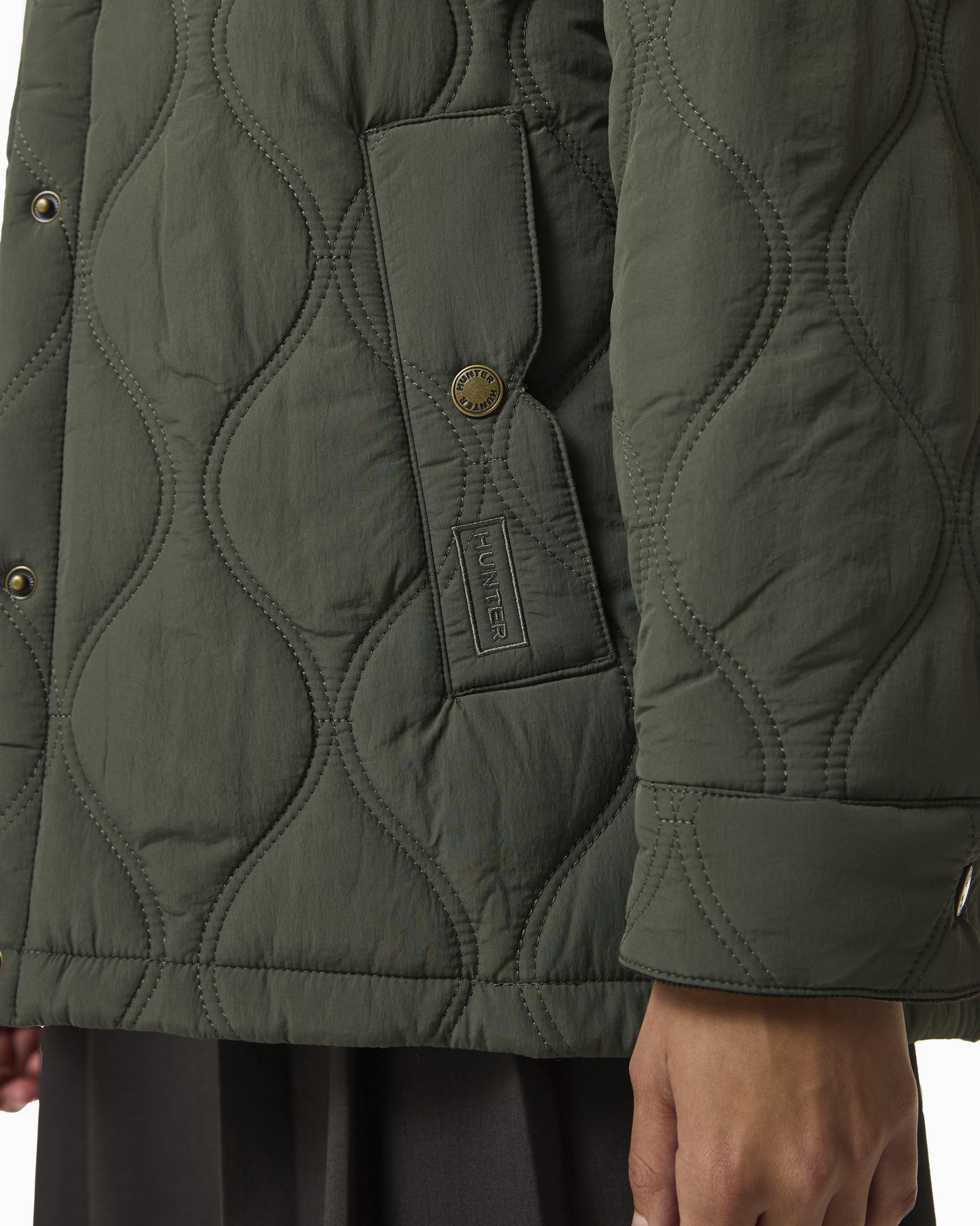 Chaqueta de mujer de algodón - Hunter - Verde Verde-4