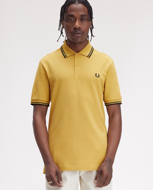 Imagen 0 de Polo de hombre de manga corta con ribetes