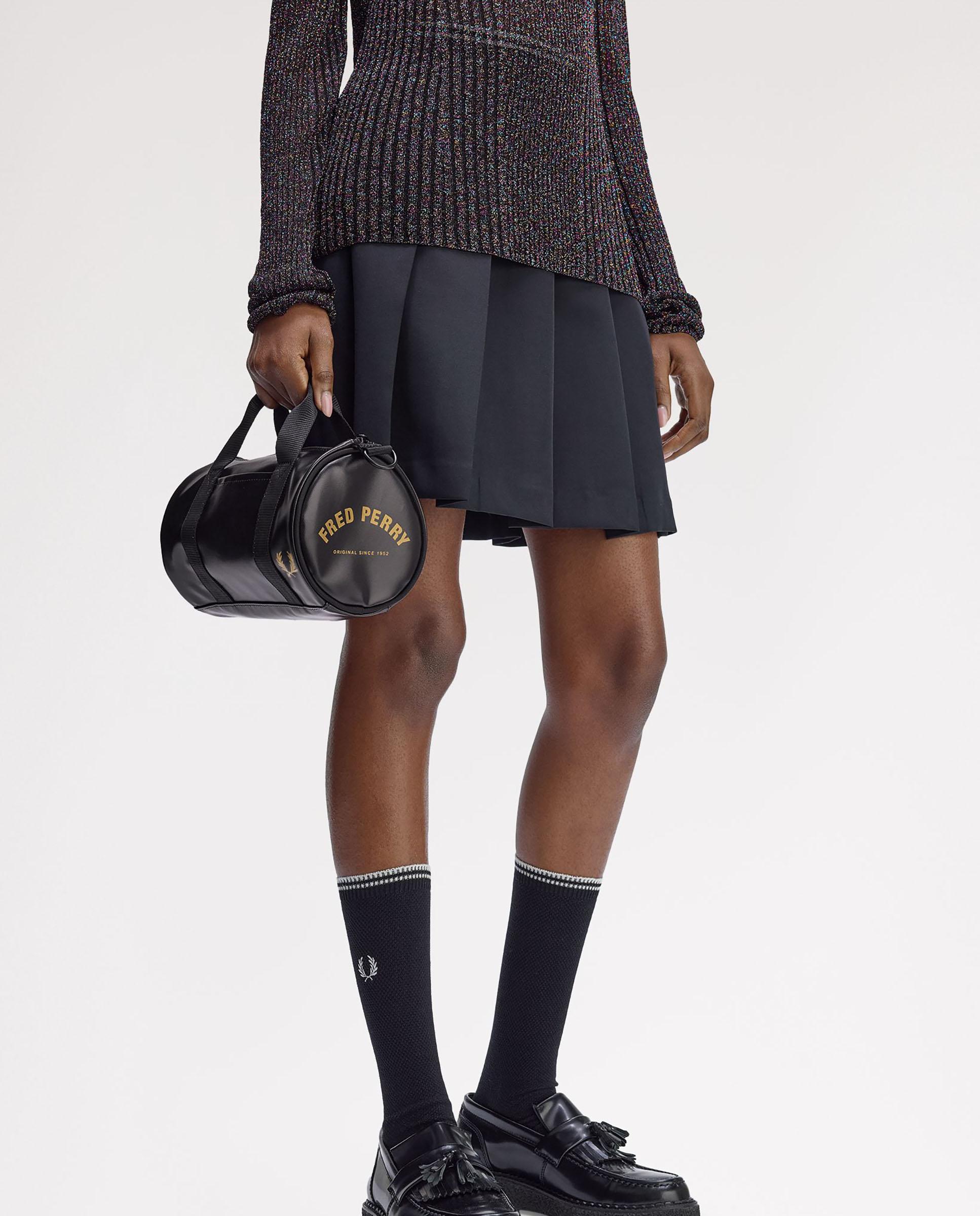 Imagen 2 de Bandolera deportiva de hombre pequeña con cremallera - Fred Perry - Negro Negro