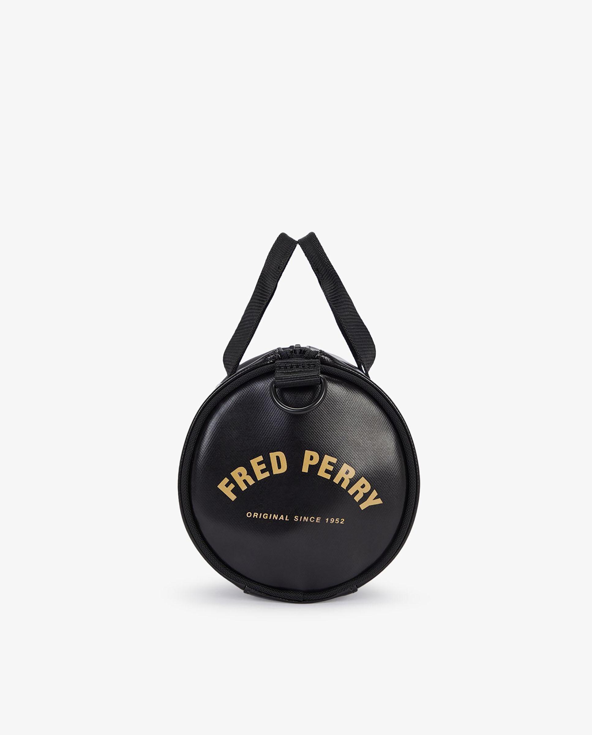 Imagen 3 de Bandolera deportiva de hombre pequeña con cremallera - Fred Perry - Negro Negro