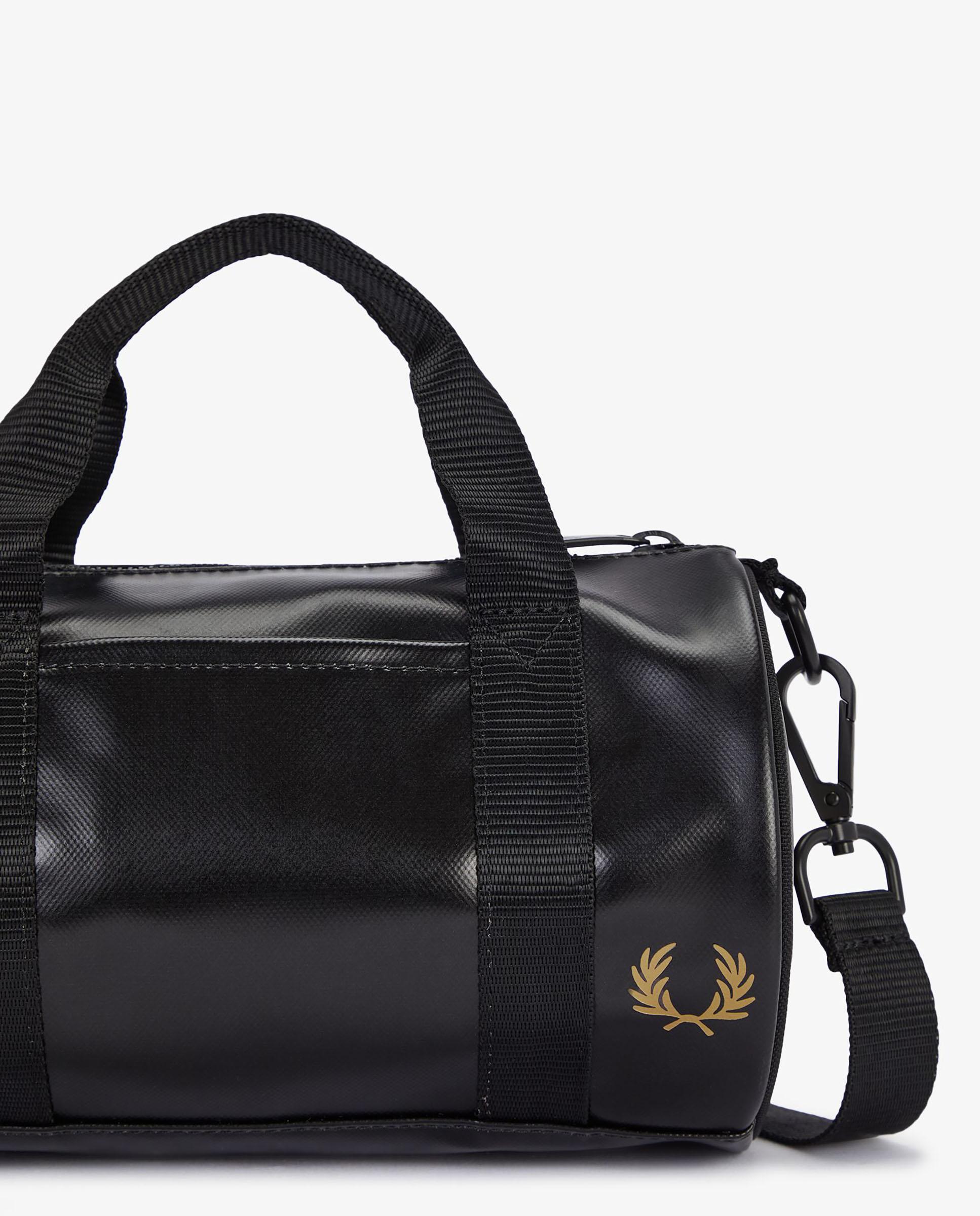 Imagen 7 de Bandolera deportiva de hombre pequeña con cremallera - Fred Perry - Negro Negro
