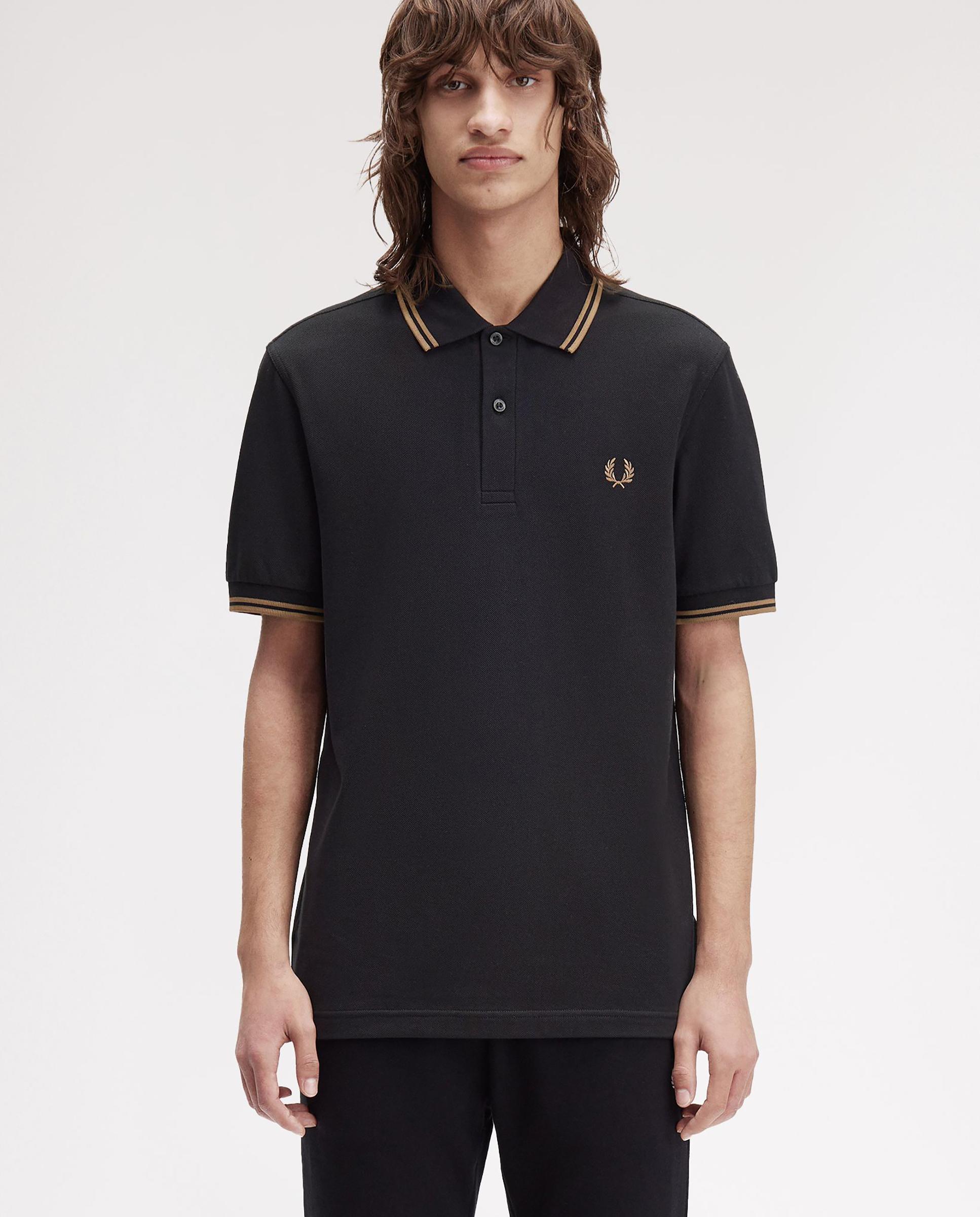 Polo de hombre de piqué de algodón manga corta