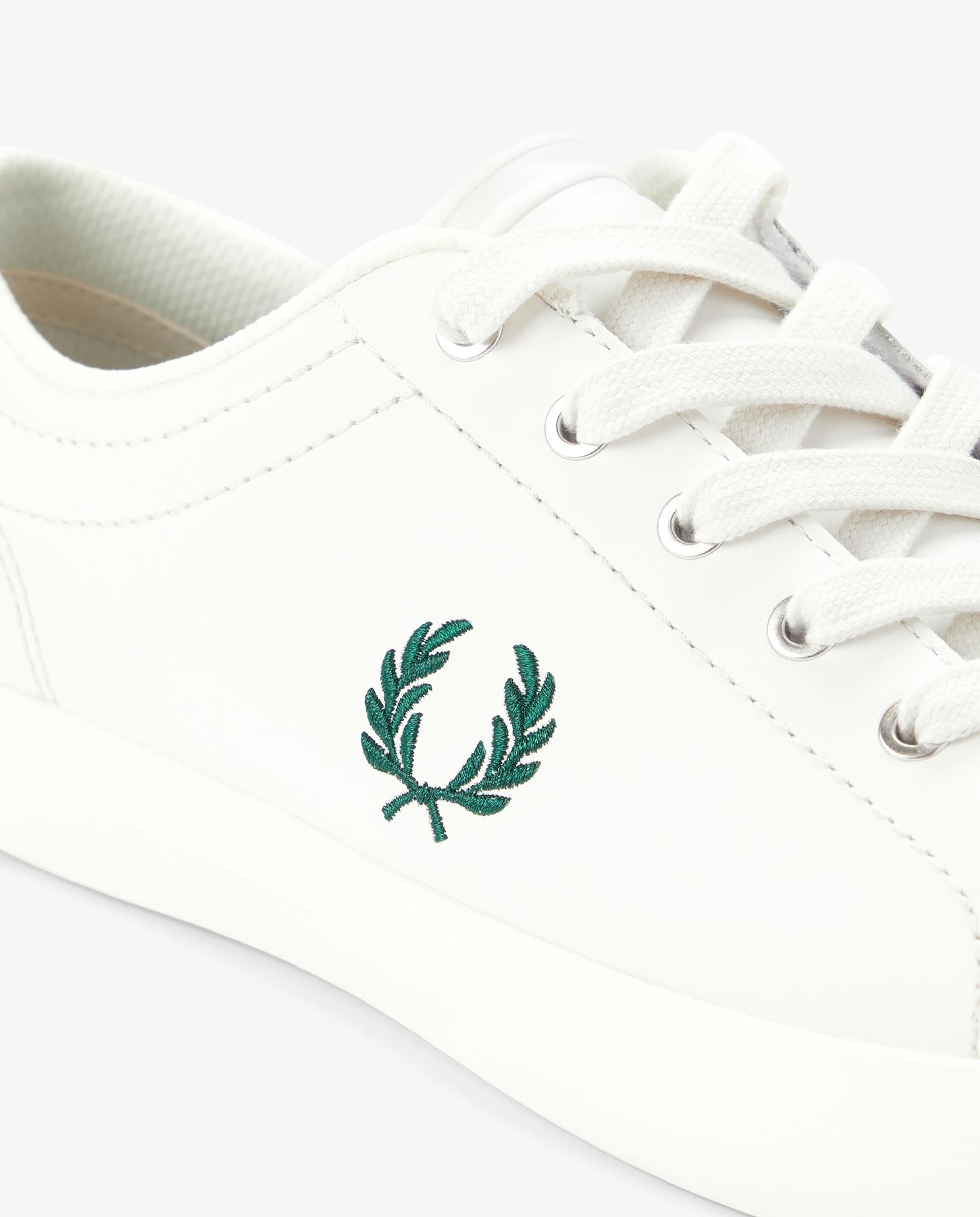 Deportivas hombre baseline de piel - Fred Perry - Blanco Blanco-3