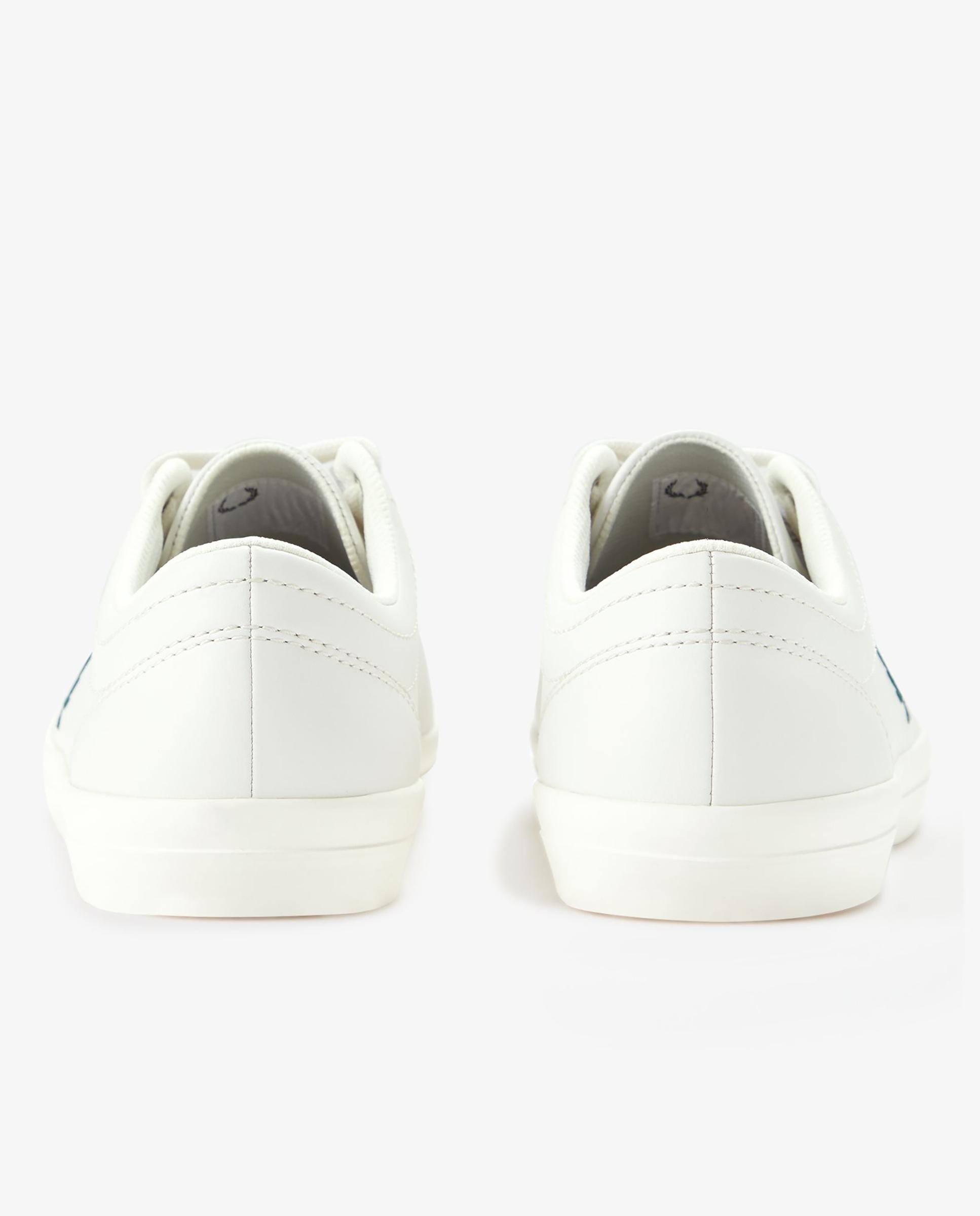 Deportivas hombre baseline de piel - Fred Perry - Blanco Blanco-5