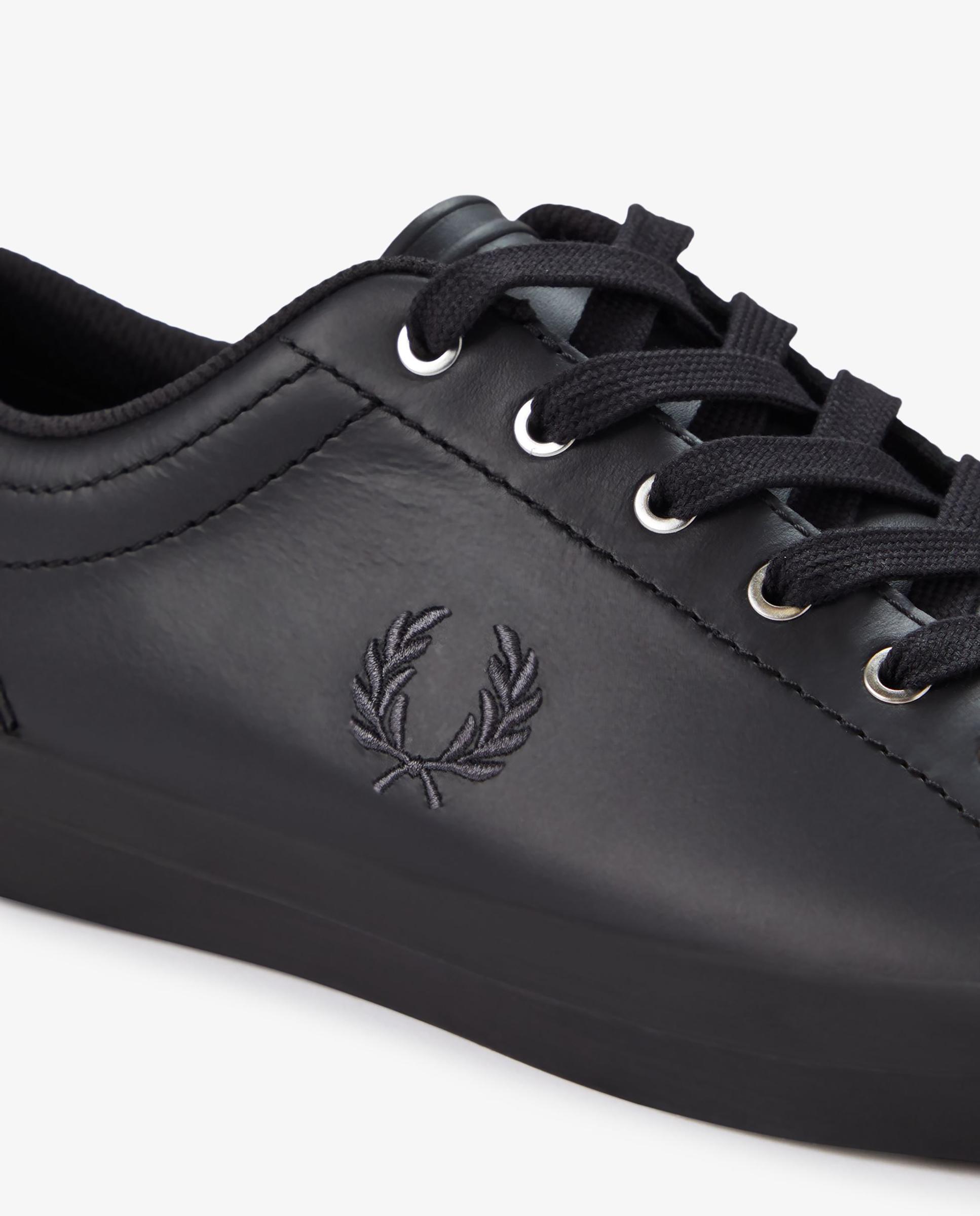 Zapatilla hombre baseline leather - Fred Perry - Negro Negro-3