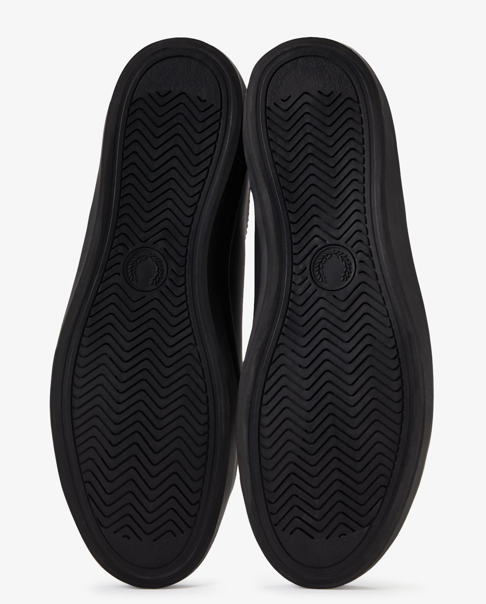 Zapatilla hombre baseline leather - Fred Perry - Negro Negro-4
