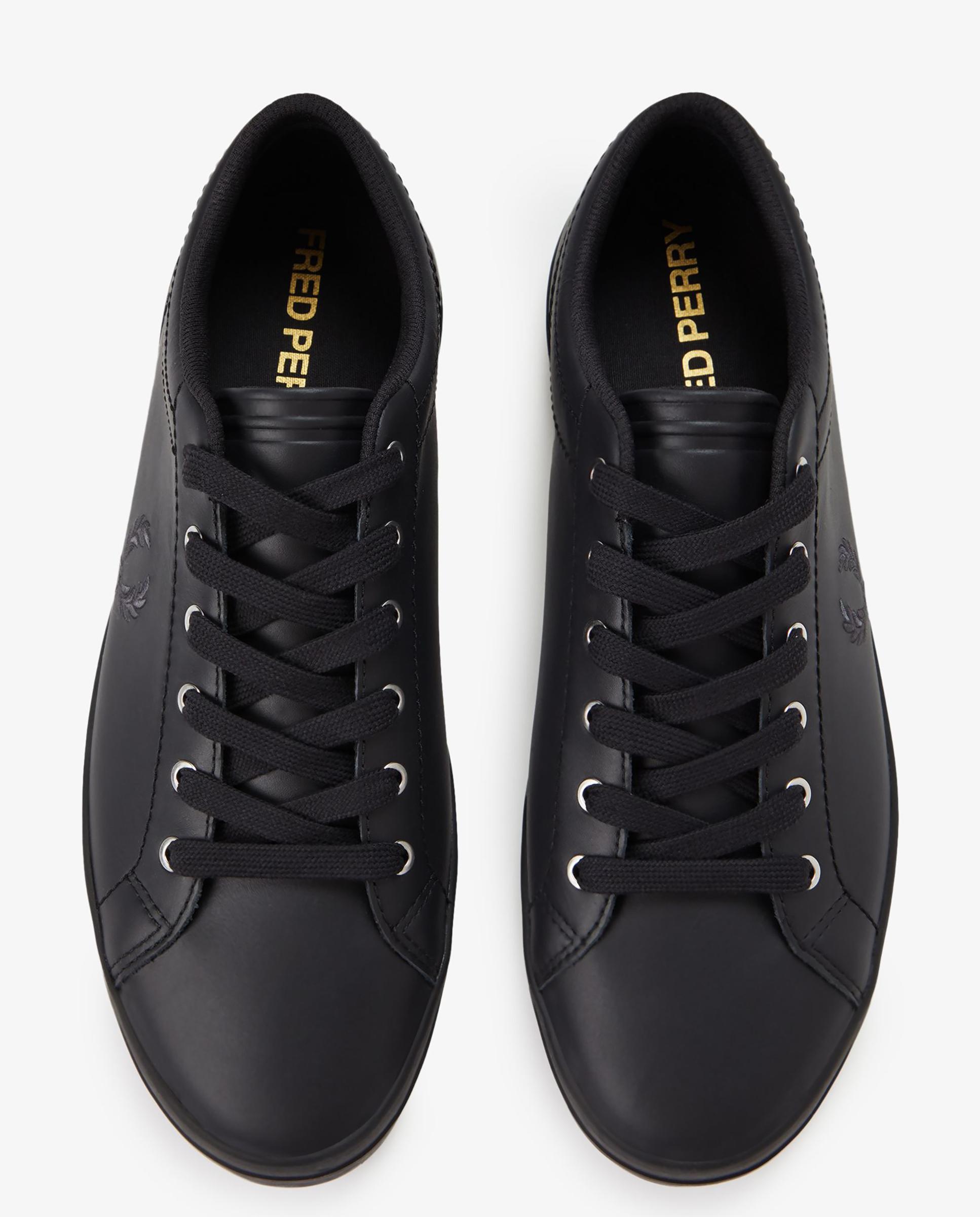 Zapatilla hombre baseline leather - Fred Perry - Negro Negro-6