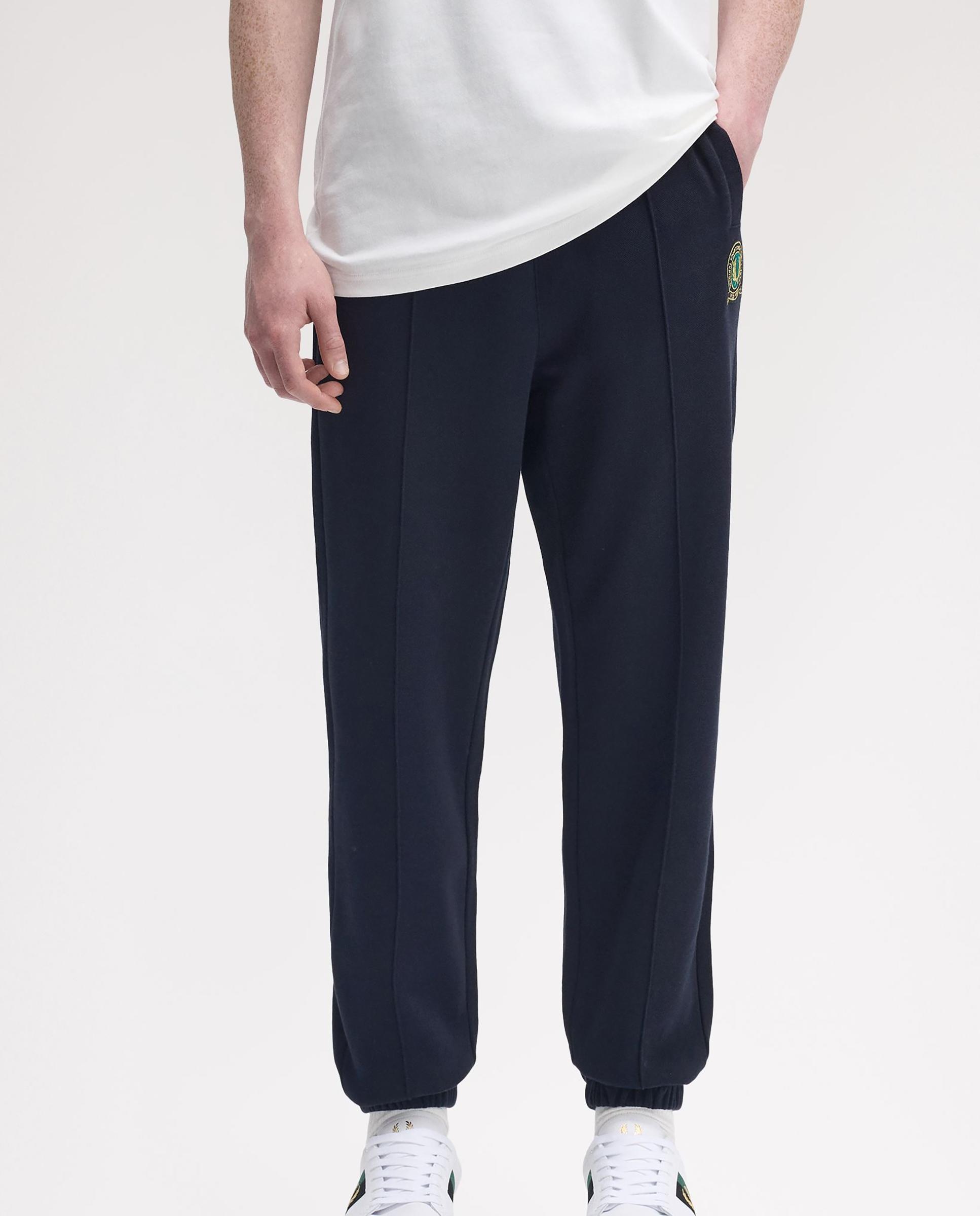 Fred Perry - Pantalón de chándal de hombre con bolsillos.