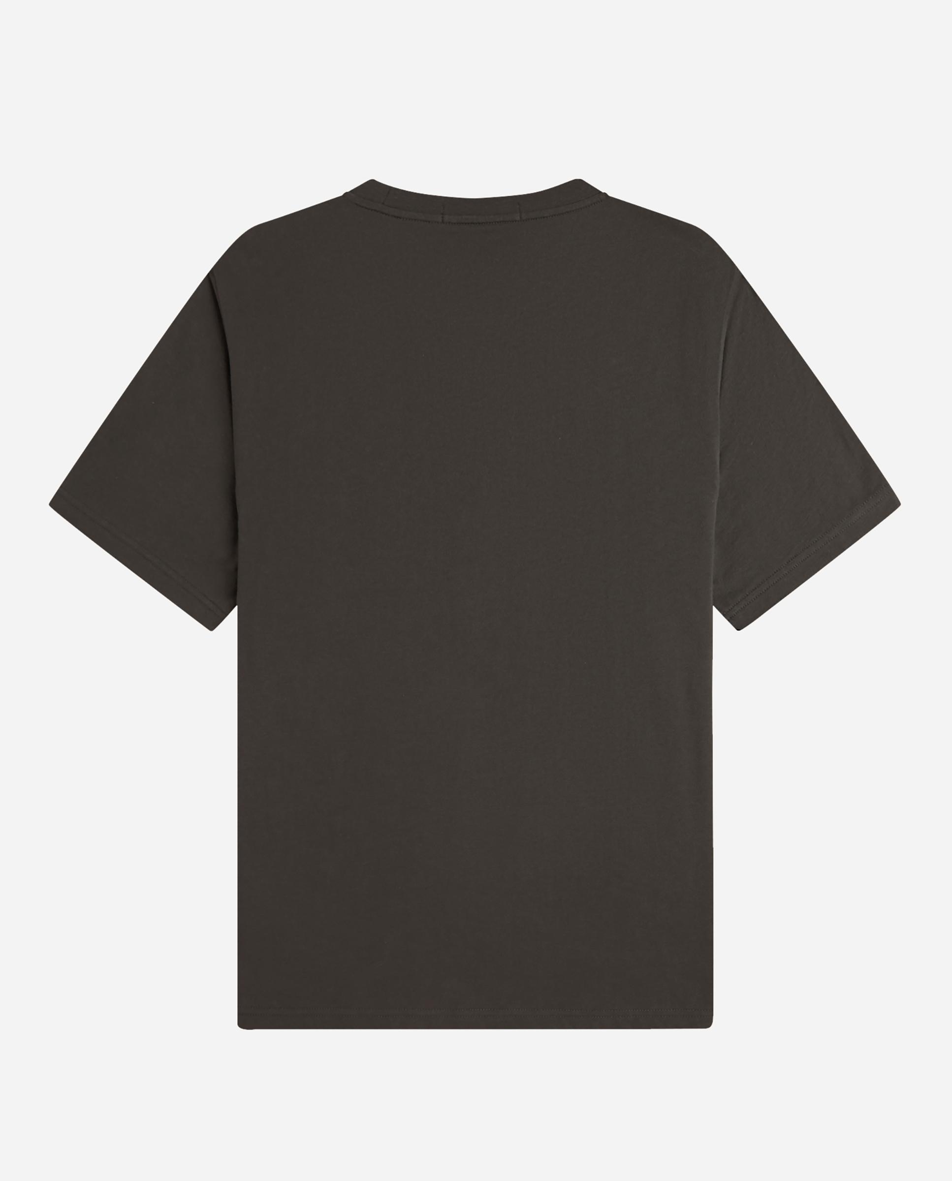 Camiseta de hombre de manga corta con cuello redondo - Fred Perry - Verde pardo Verde pardo-6