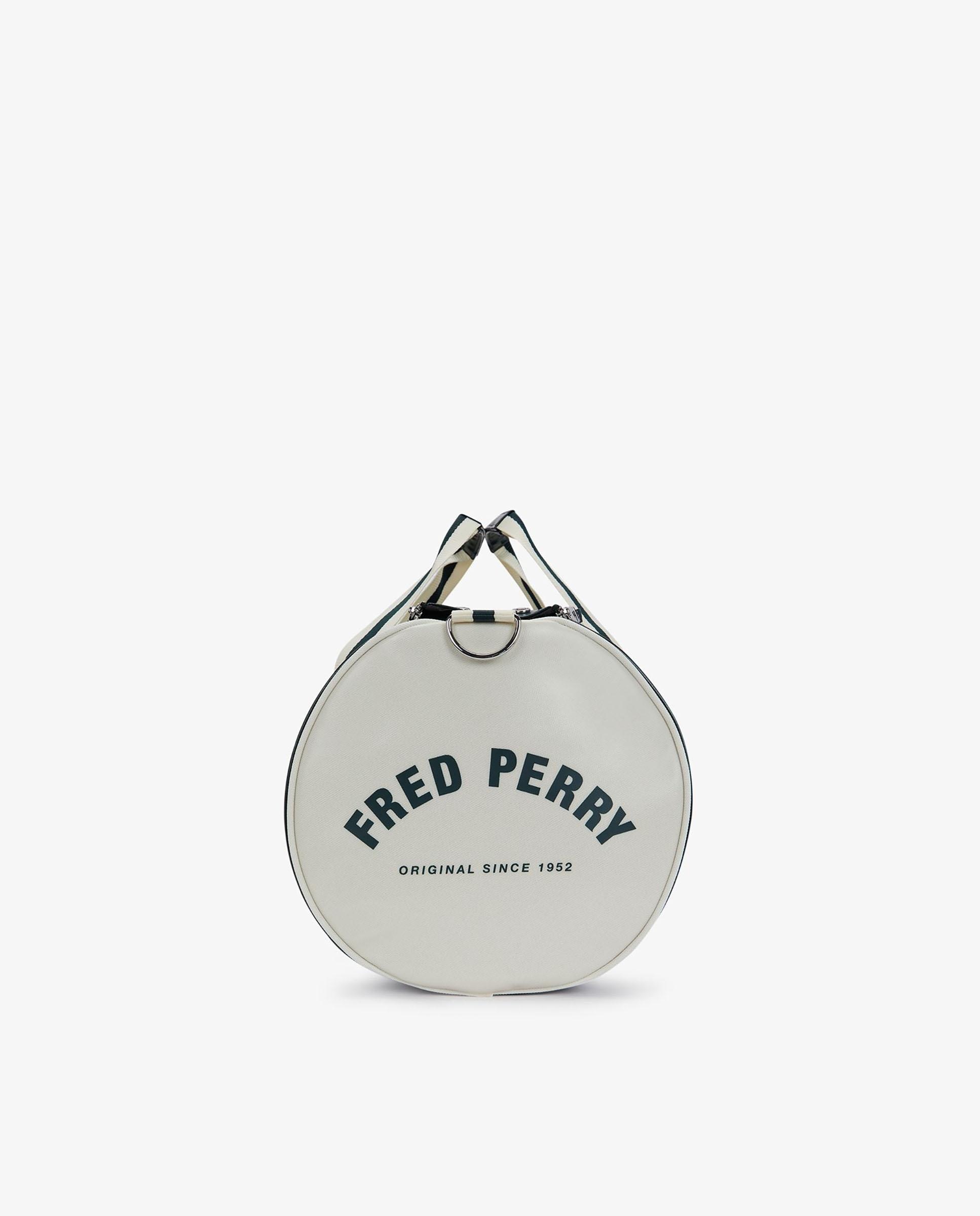 Bandolera de hombre clásica tipo barril con contrastes - Fred Perry - Verde oscuro Verde oscuro-7