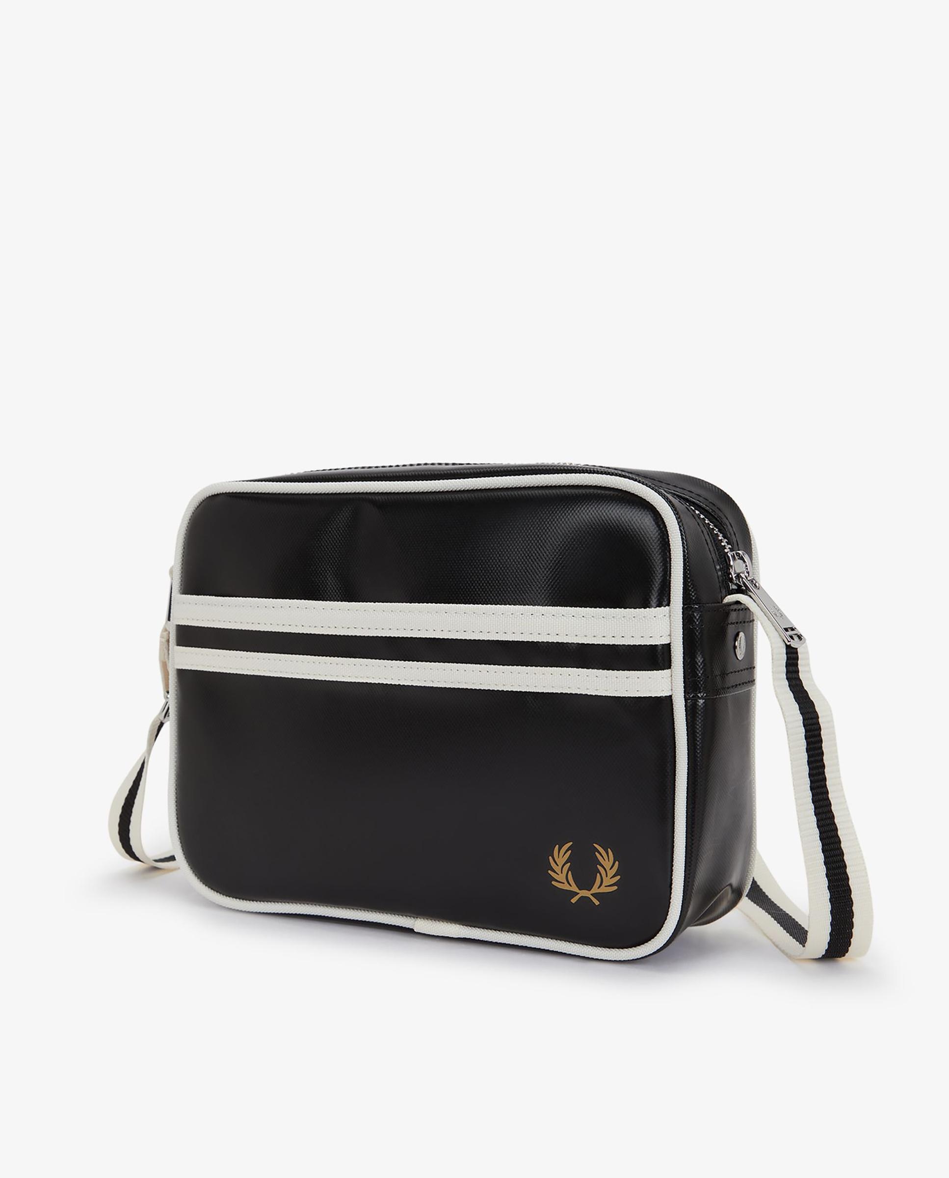 Imagen 5 de Bandolera de hombre pequeña con dos franjas - Fred Perry - Negro Negro