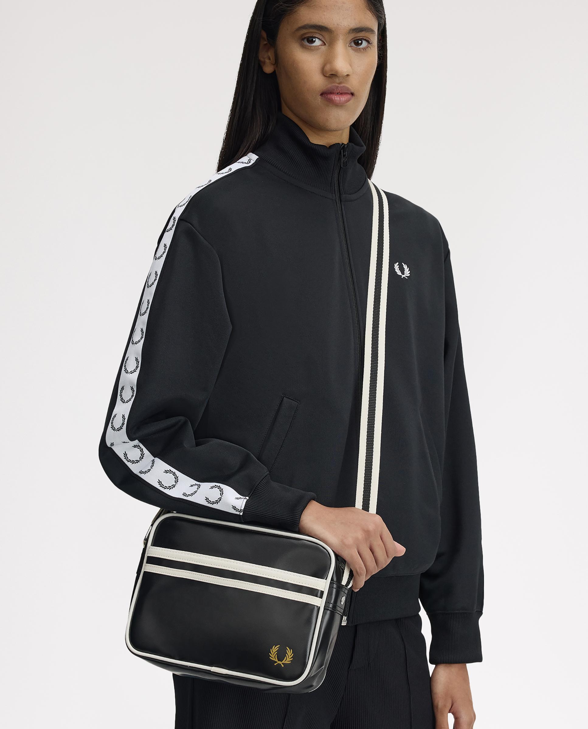 Imagen 2 de Bandolera de hombre pequeña con dos franjas - Fred Perry - Negro Negro