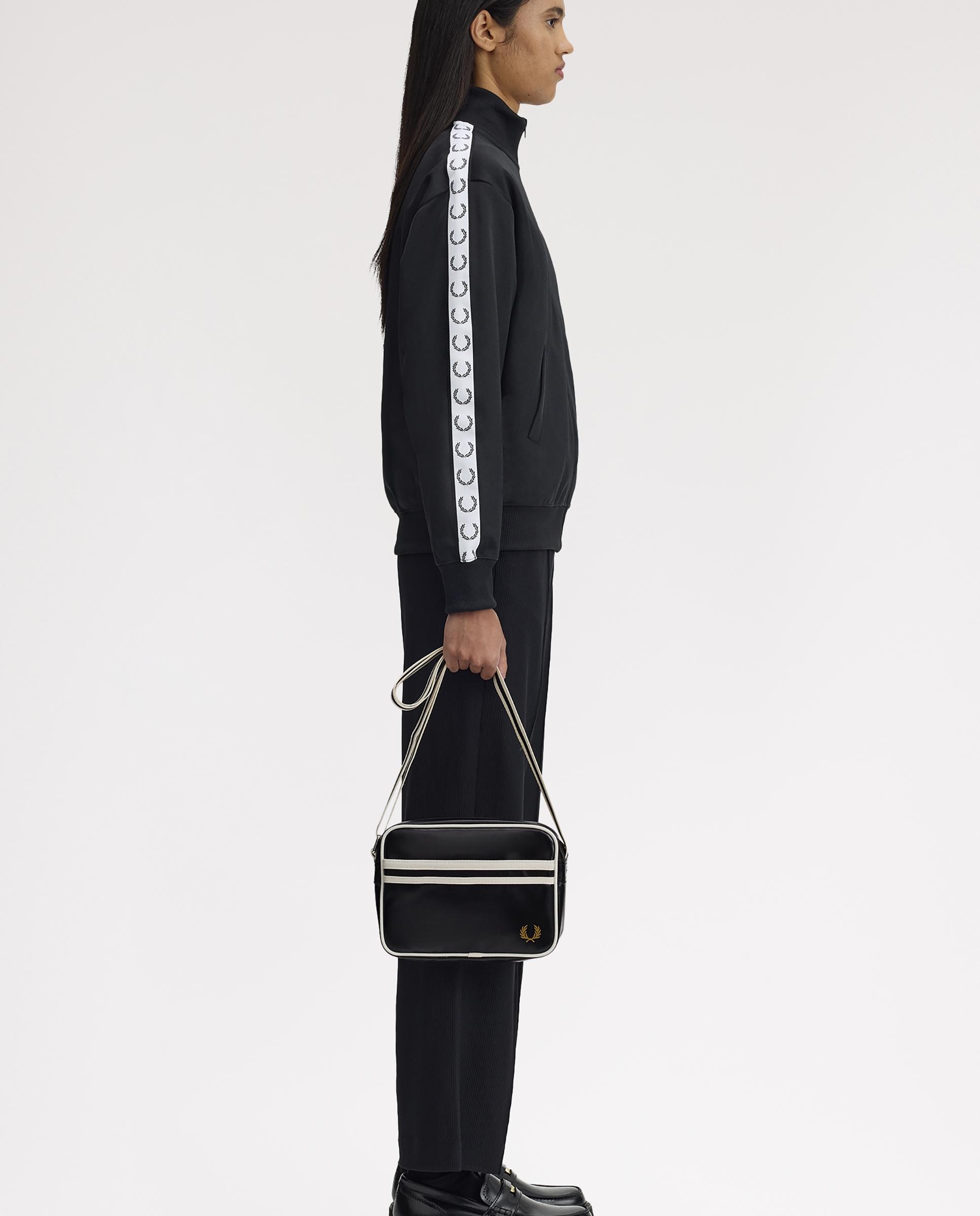 Imagen 3 de Bandolera de hombre pequeña con dos franjas - Fred Perry - Negro Negro