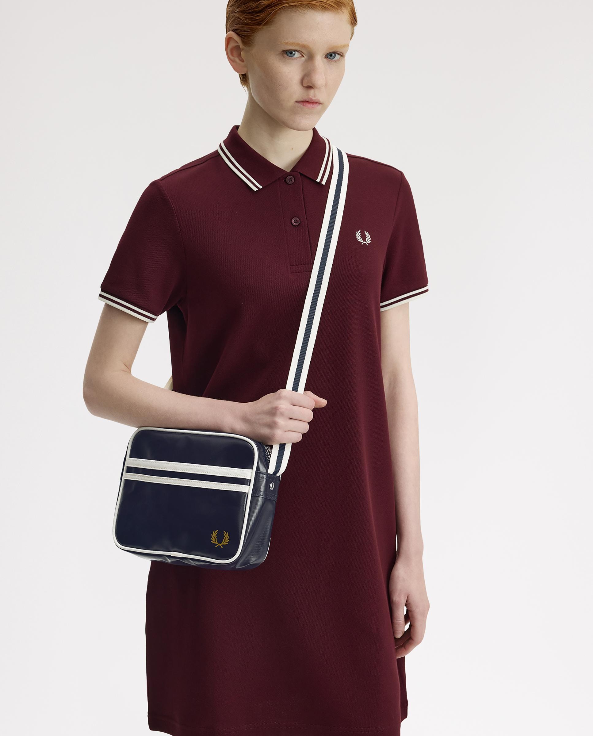 Imagen 4 de Bandolera de hombre pequeña con dos franjas - Fred Perry - Azul marino Azul marino