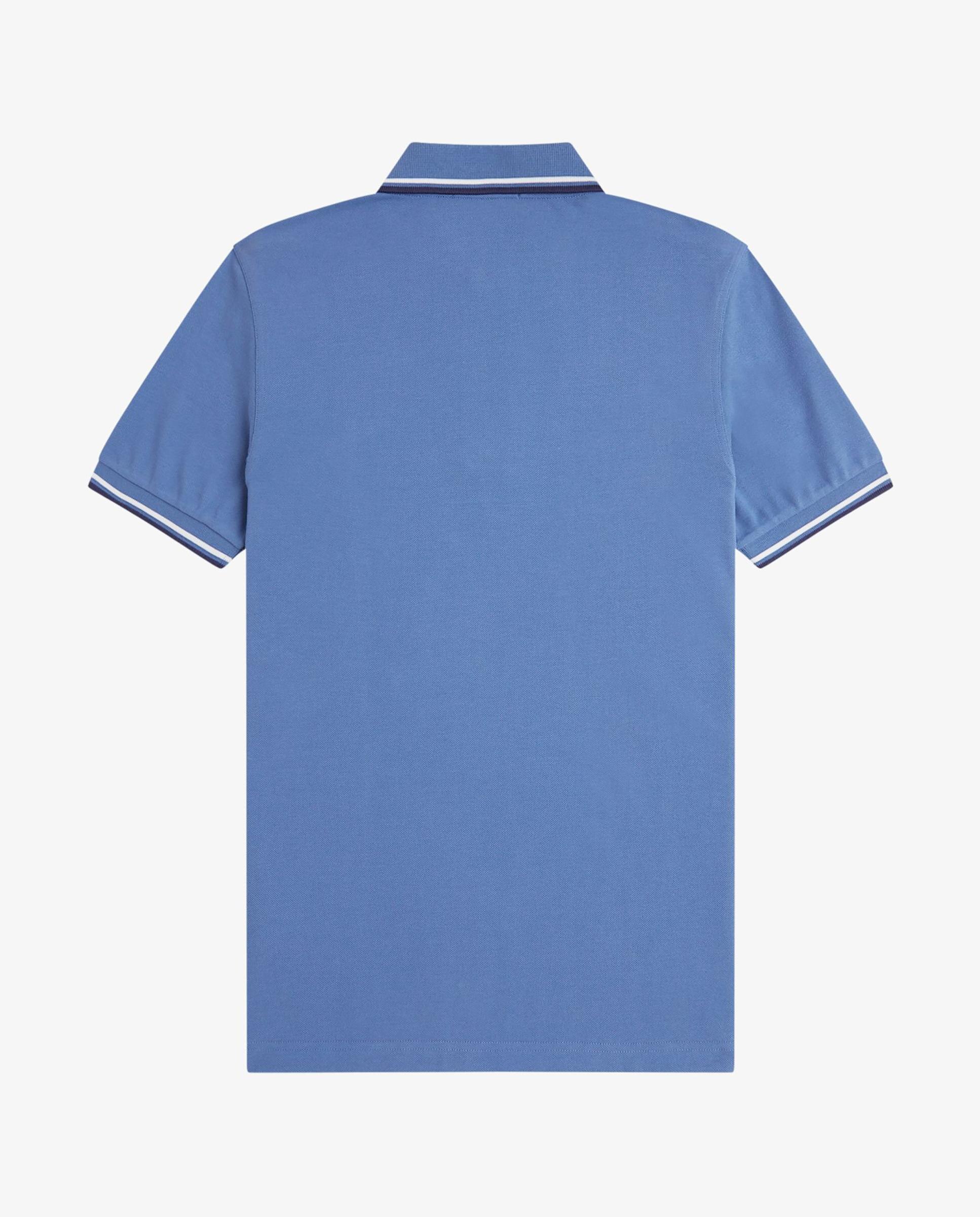 Polo de hombre de piqué de algodón manga corta - Fred Perry - Indigo Indigo-6