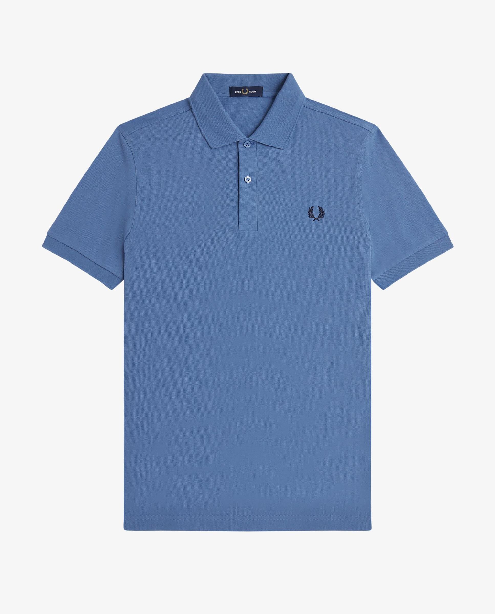Polo de hombre liso de manga corta en piqué de algodón - Fred Perry - Azul Azul-6