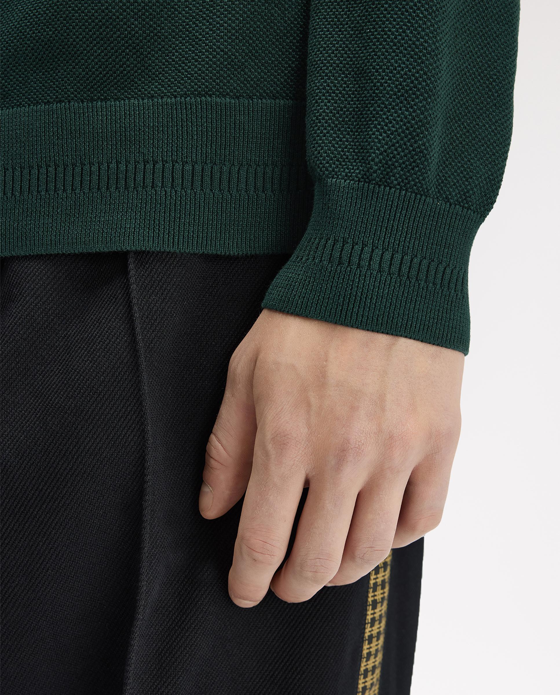 Imagen 6 de Jersey de hombre liso con cuello redondo - Fred Perry - Verde oscuro Verde oscuro