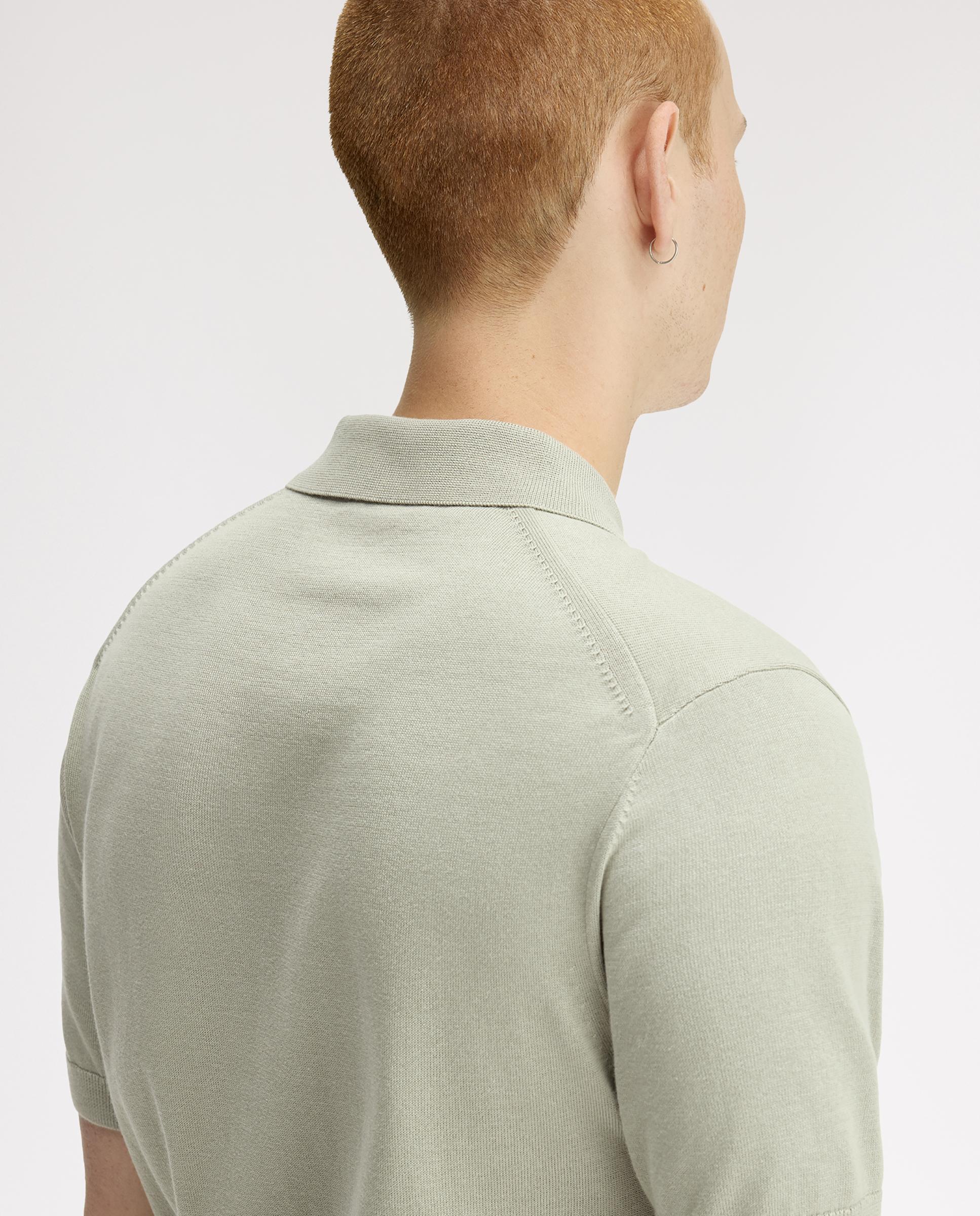 Jersey de hombre con cuello polo y manga corta - Fred Perry - Gris verdoso Gris verdoso-5