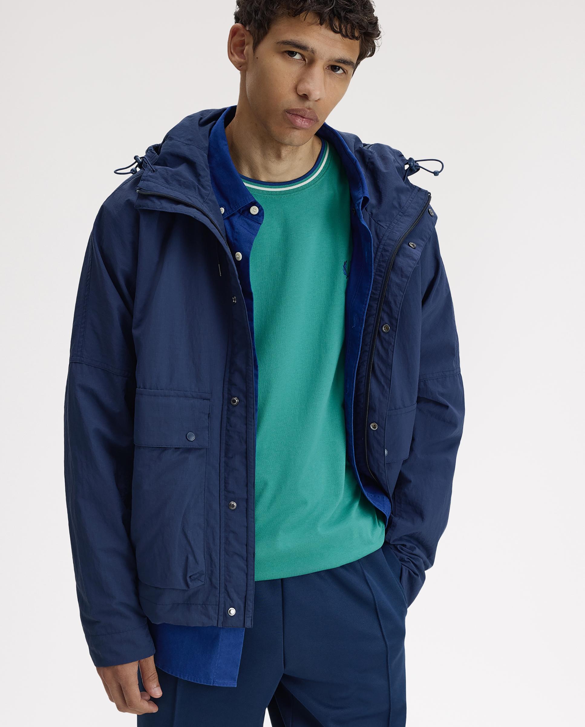 Imagen 3 de Camiseta de manga corta de hombre con ribete con dos franjas - Fred Perry - Aguamarina Aguamarina