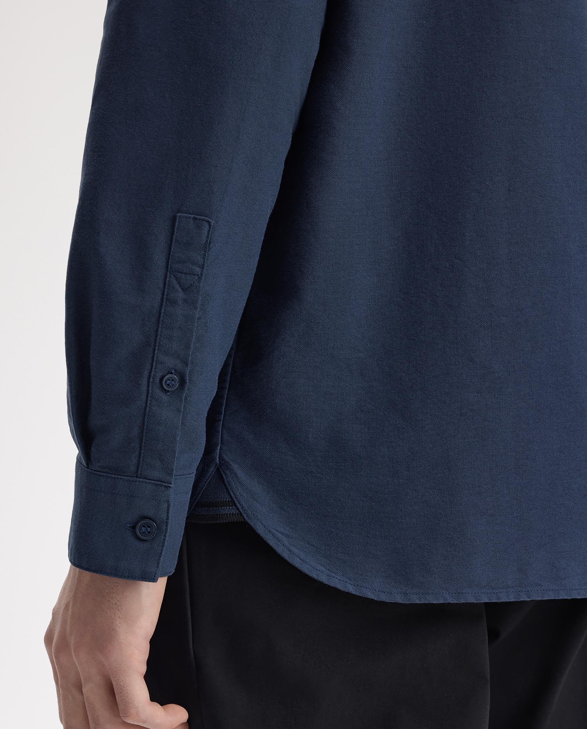 Imagen 5 de Camisa Oxford de hombre de manga larga con bolsillo - Fred Perry - Azul oscuro Azul oscuro