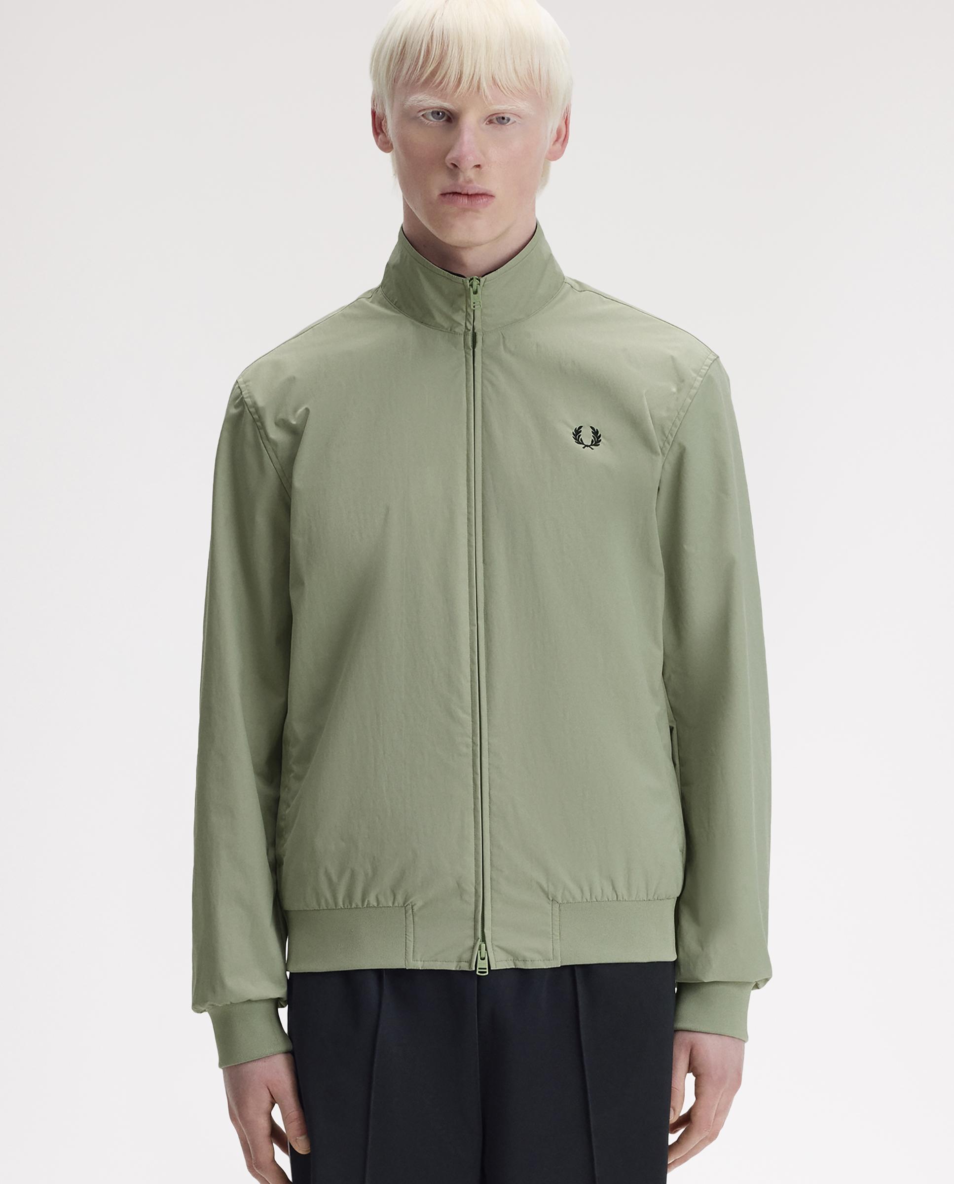 Imagen 0 de Cazadora de hombre Brentham con cremallera bidireccional Verde cadete
