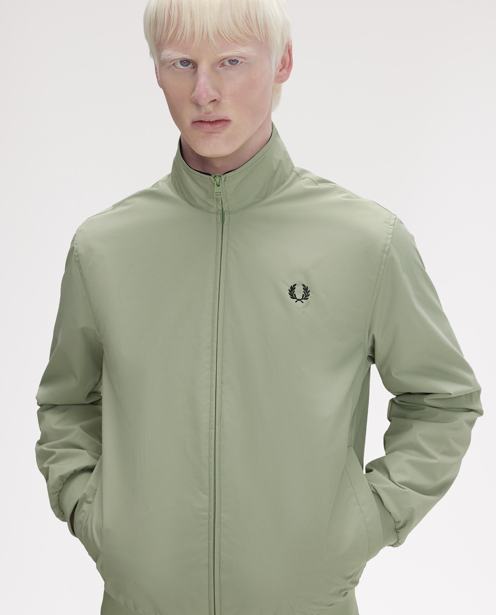 Cazadora de hombre Brentham con cremallera bidireccional - Fred Perry - Verde claro Verde claro-4
