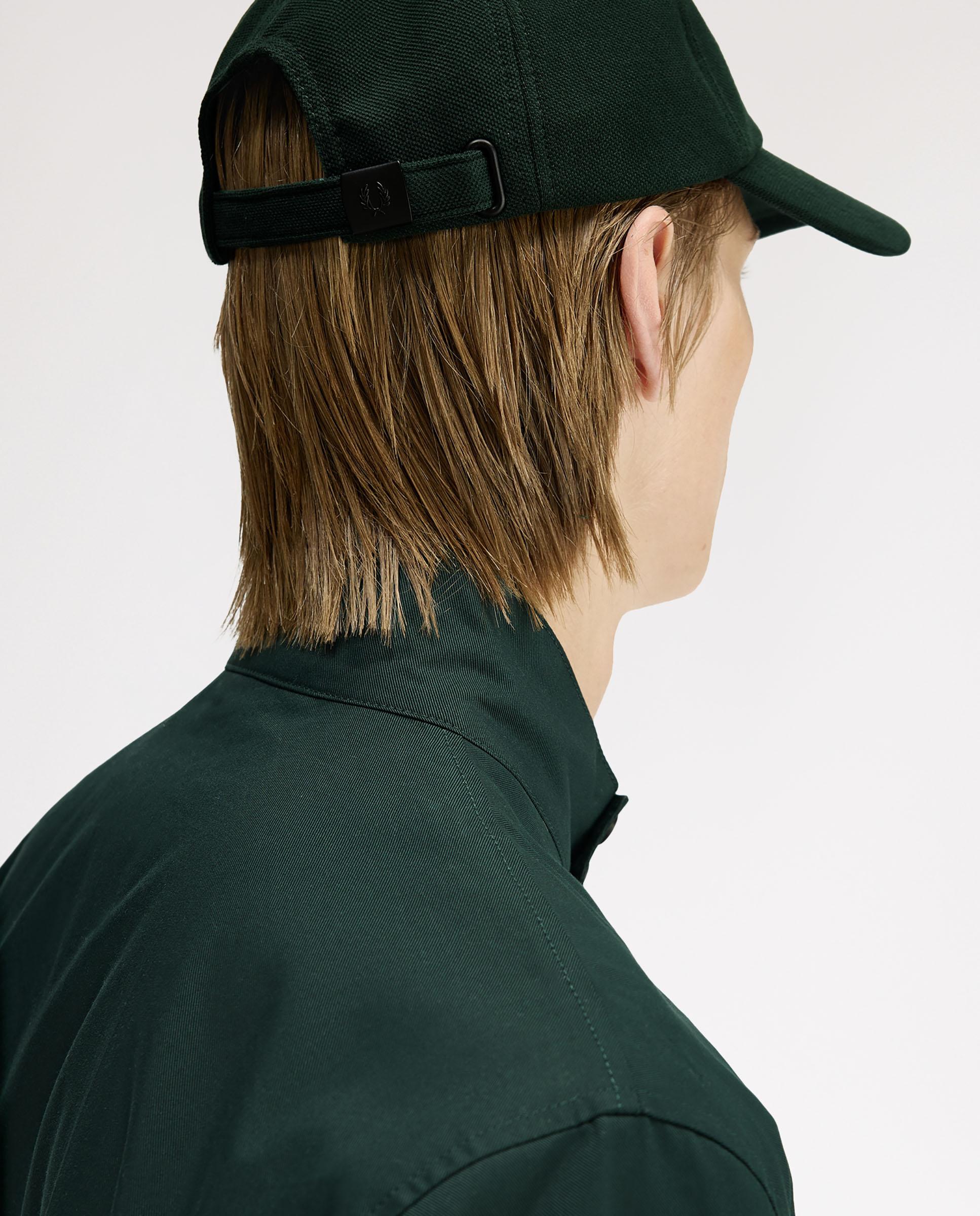 Imagen 4 de Gorra baseball de hombre clásica de piqué de algodón ajustable - Fred Perry - Verde oscuro Verde oscuro