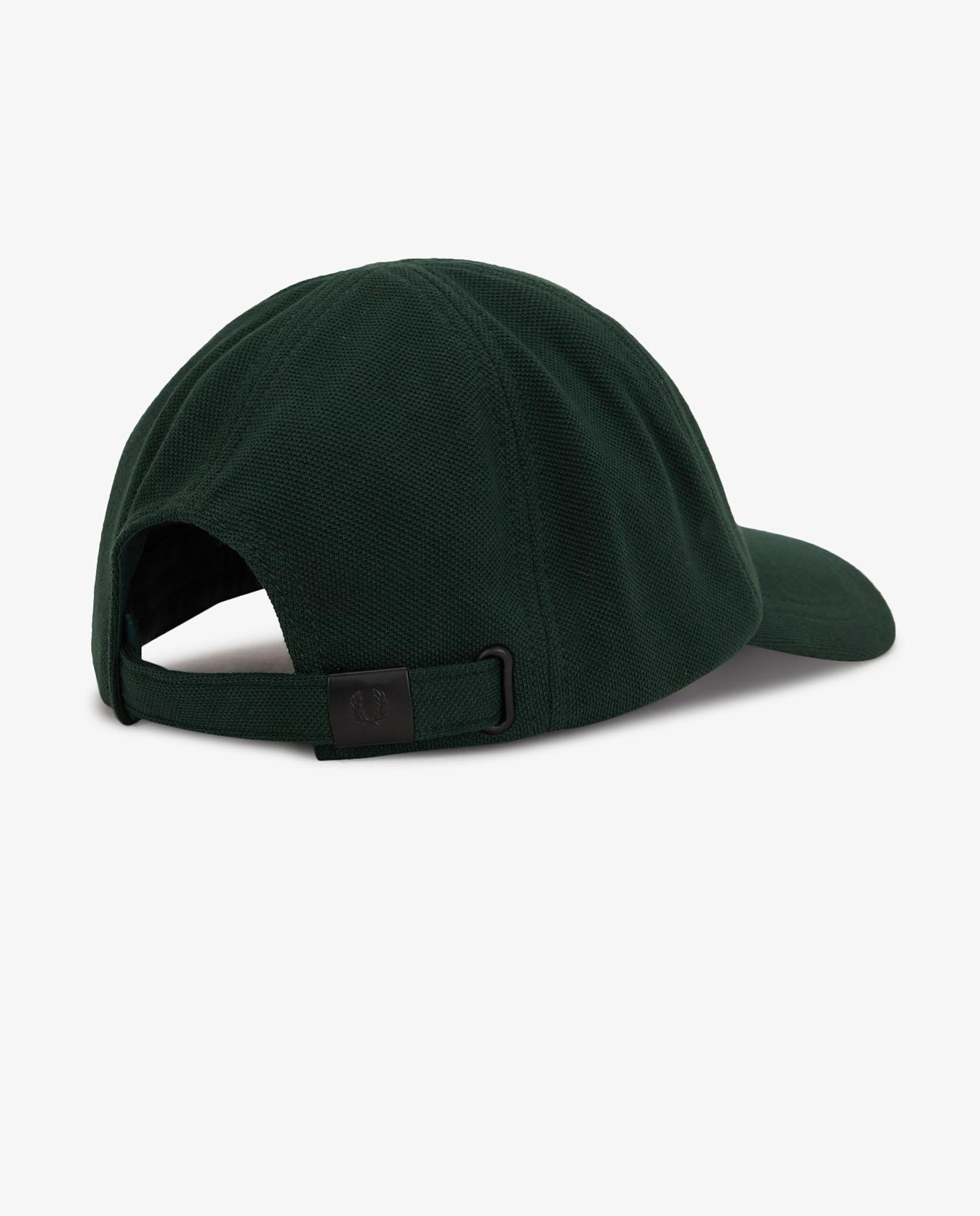 Imagen 6 de Gorra baseball de hombre clásica de piqué de algodón ajustable - Fred Perry - Verde oscuro Verde oscuro