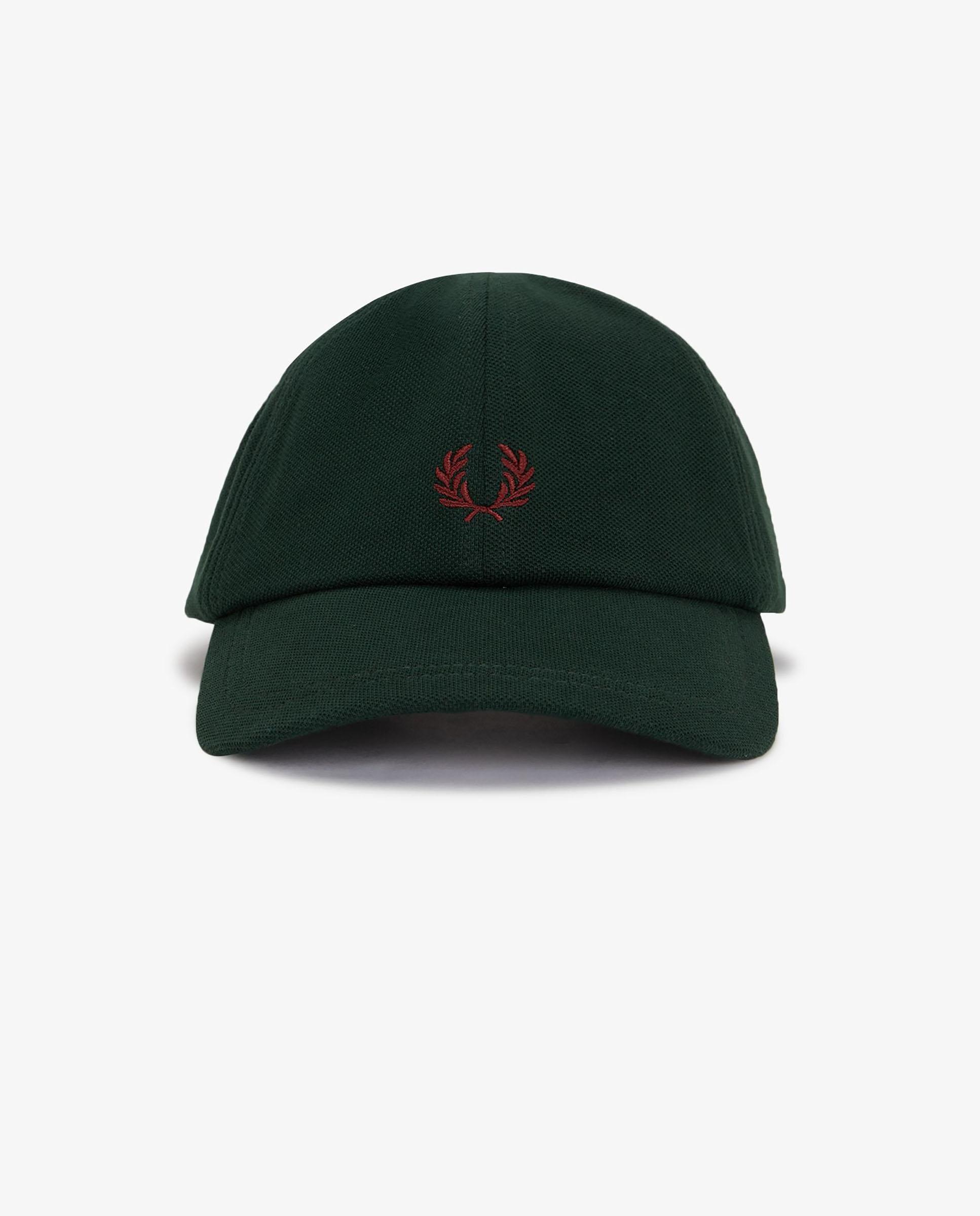 Imagen 5 de Gorra baseball de hombre clásica de piqué de algodón ajustable - Fred Perry - Verde oscuro Verde oscuro