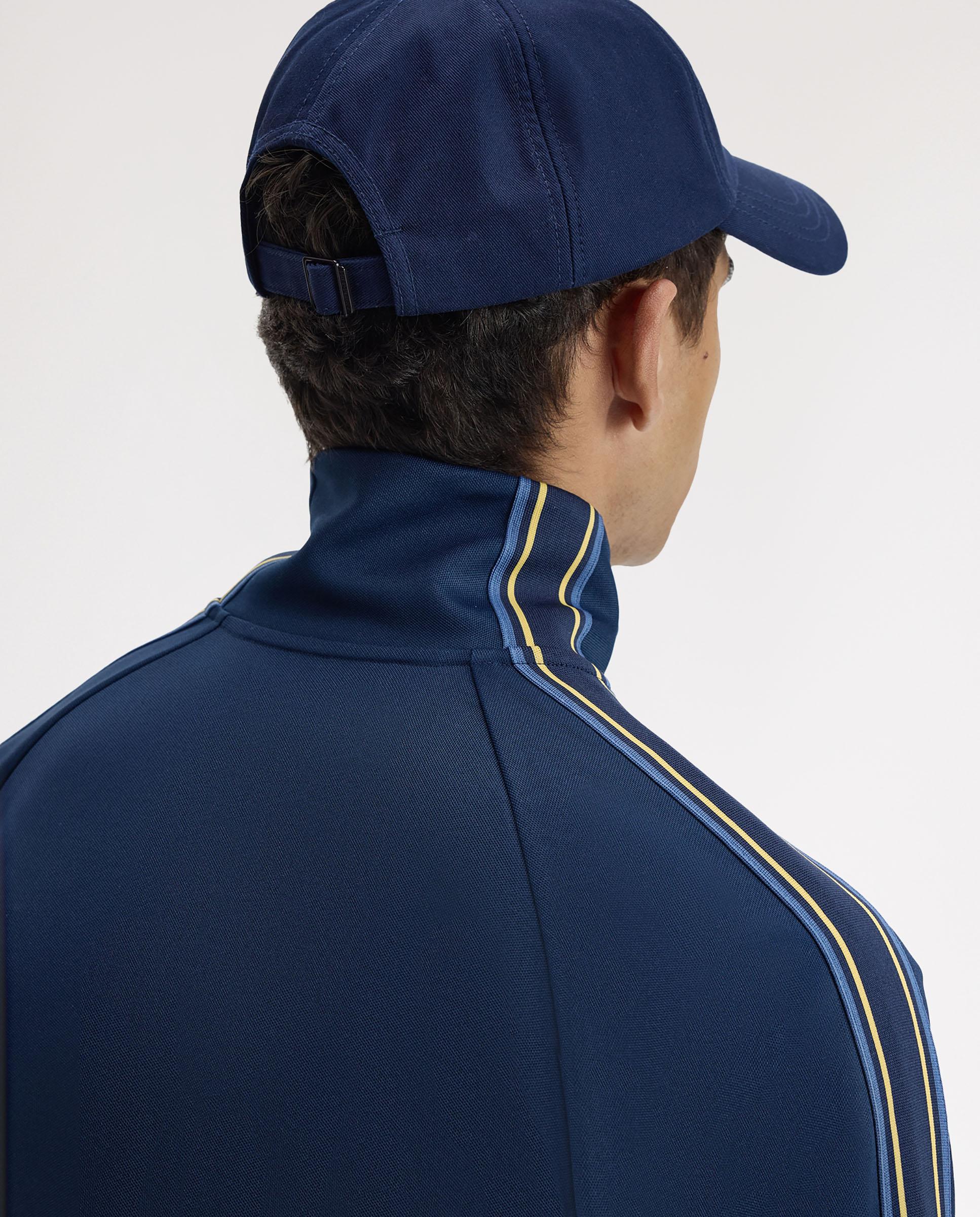 Gorra baseball de hombre de sarga de algodón con logotipo - Fred Perry - Azul Azul-5
