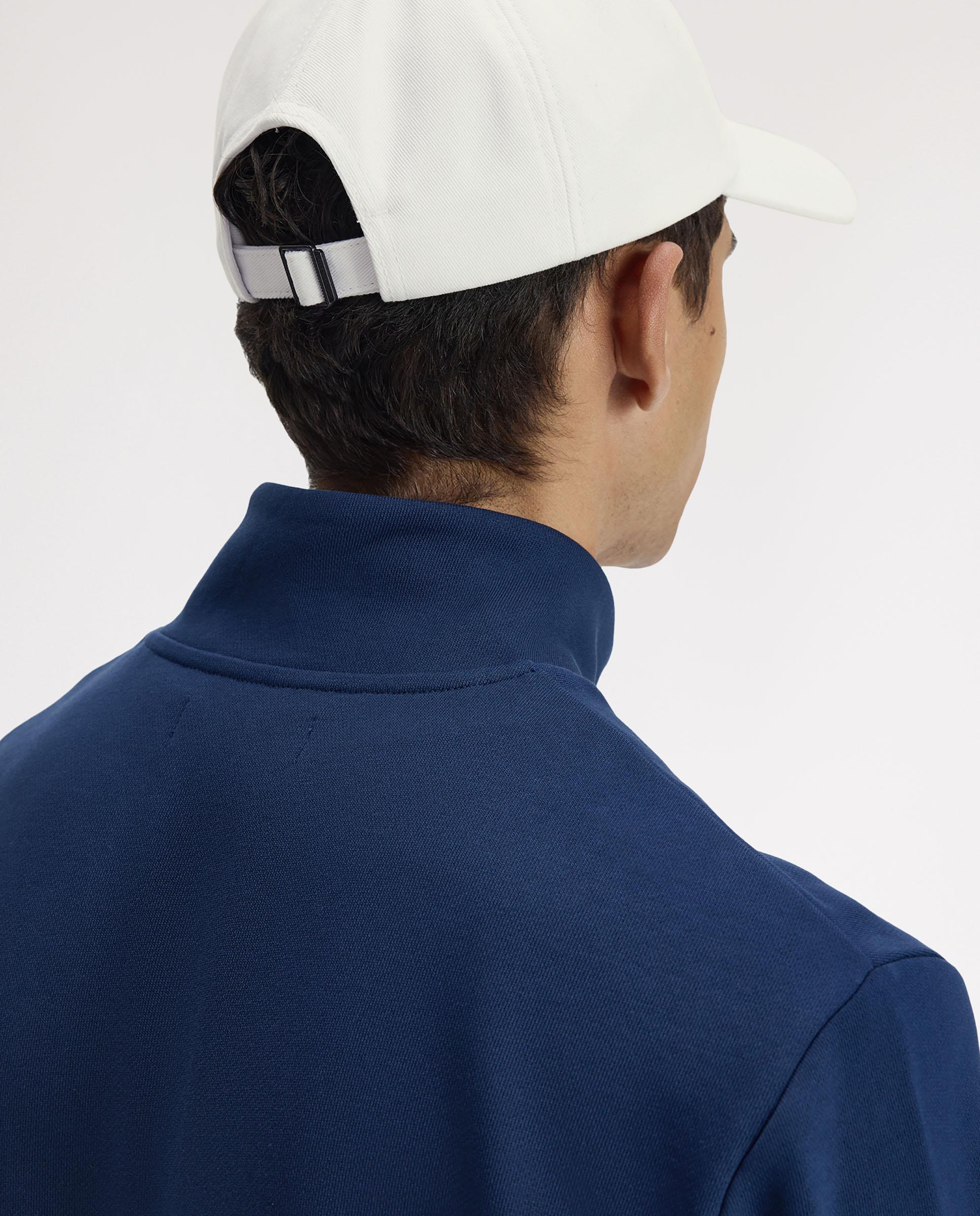 Gorra baseball de hombre de sarga de algodón con logotipo - Fred Perry - Blanco Blanco-5