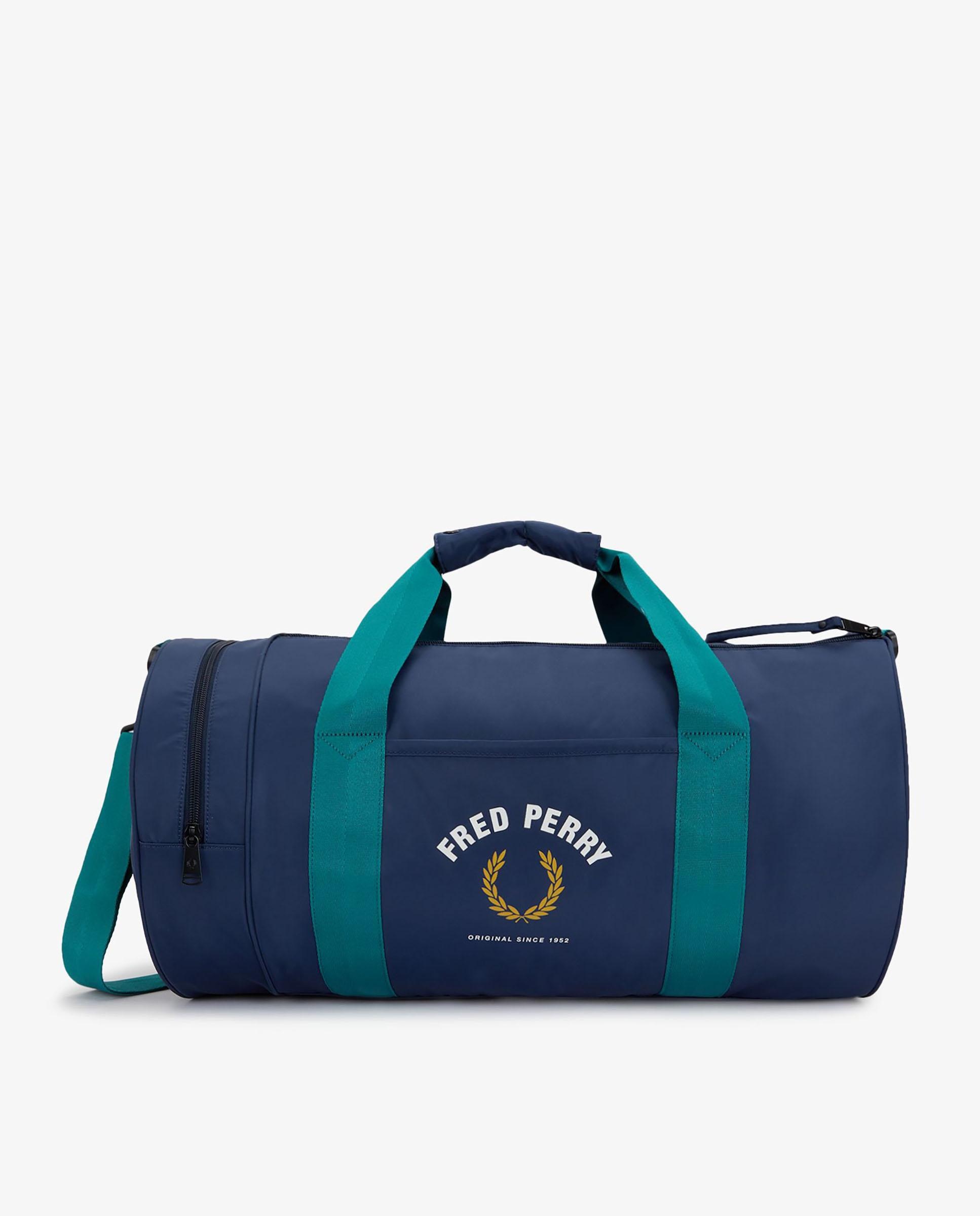 Imagen 0 de Bolsa deportiva de hombre grande en nailon Azul