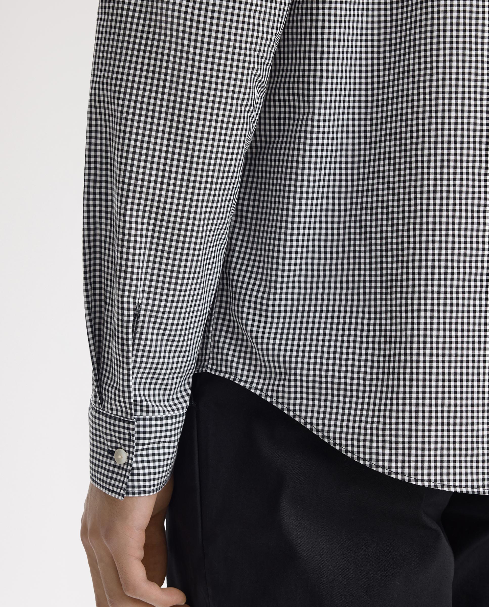 Imagen 6 de Camisa Oxford de hombre de manga larga a cuadritos - Fred Perry - Negro Negro