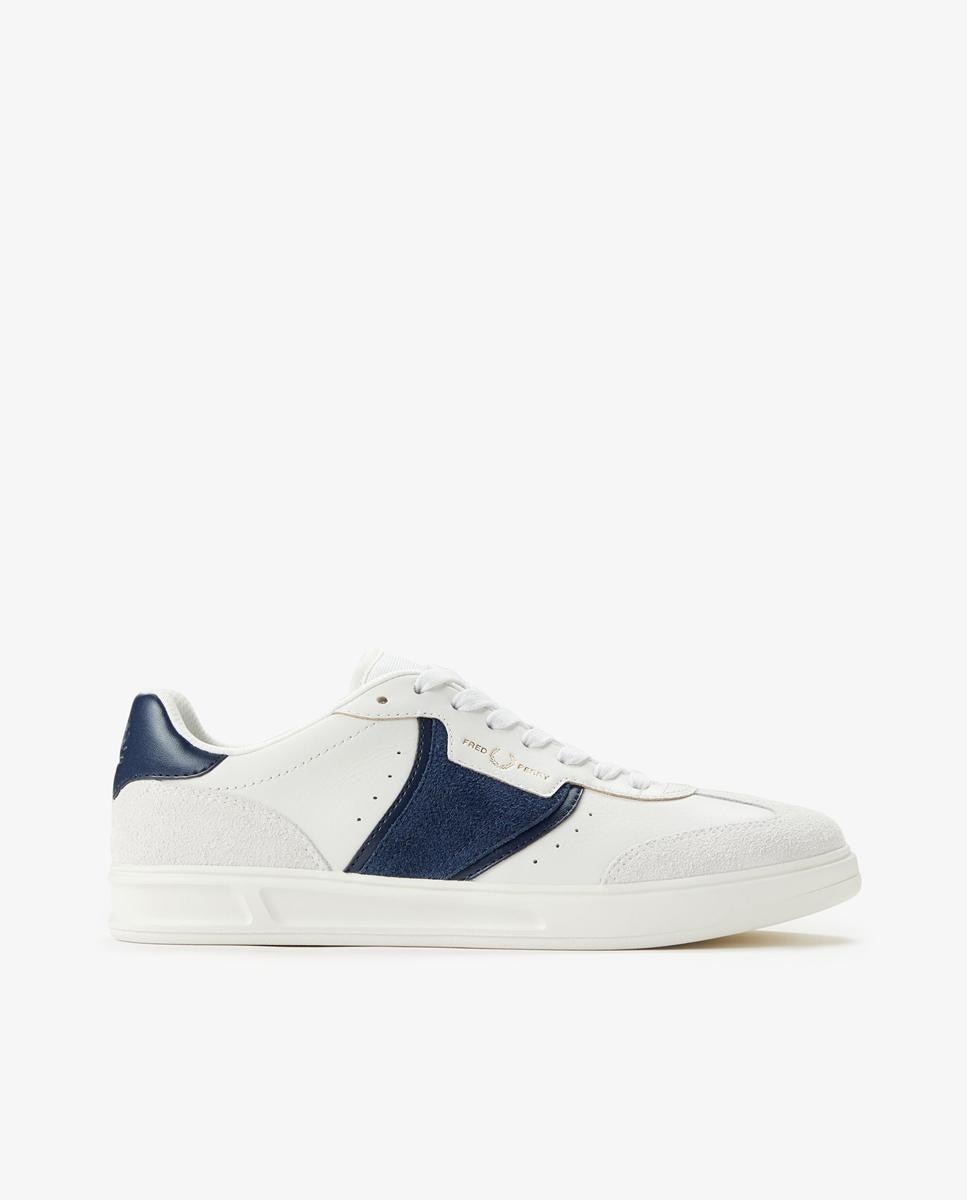 Fred Perry - Zapatillas deportivas de hombre B4 con logo y cordones.