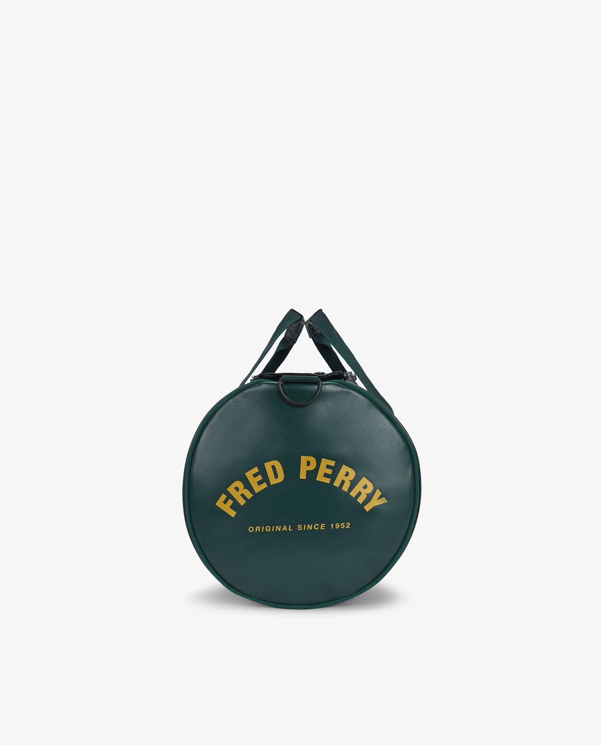 Bandolera de hombre clásica tipo barril con contrastes - Fred Perry - Verde / Azul marino Verde / Azul marino-5