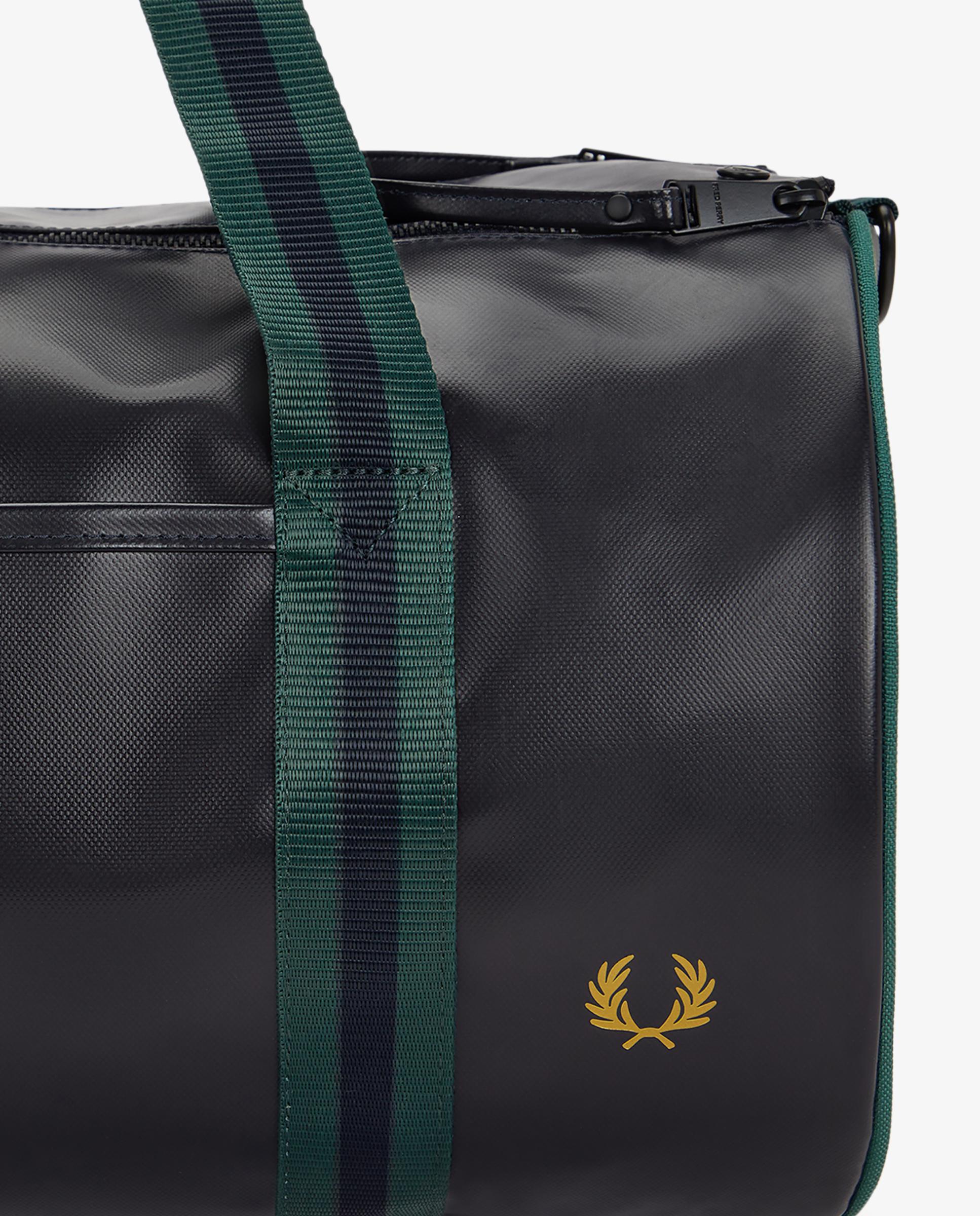 Bandolera de hombre clásica tipo barril con contrastes - Fred Perry - Verde / Azul marino Verde / Azul marino-8