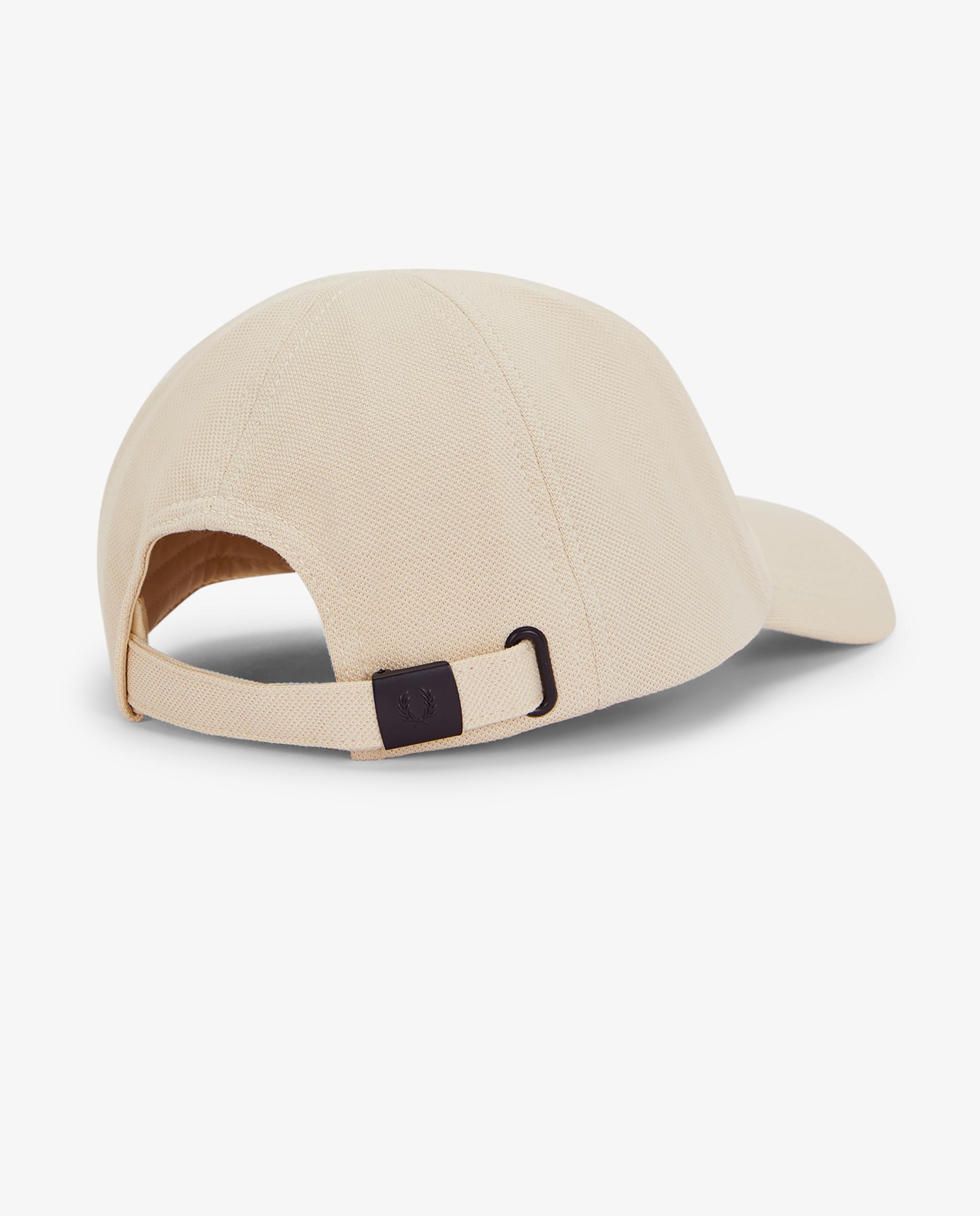 Gorra de hombre clásica de piqué de algodón ajustable - Fred Perry - Beige Beige-3