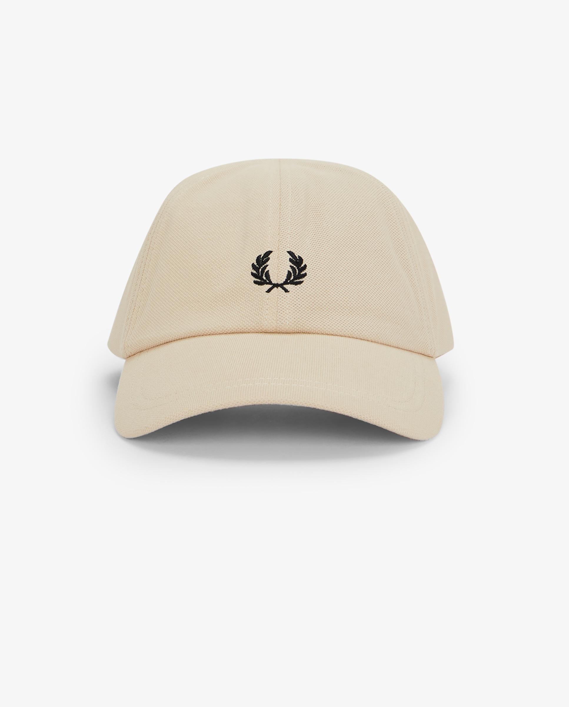Gorra de hombre clásica de piqué de algodón ajustable - Fred Perry - Beige Beige-2