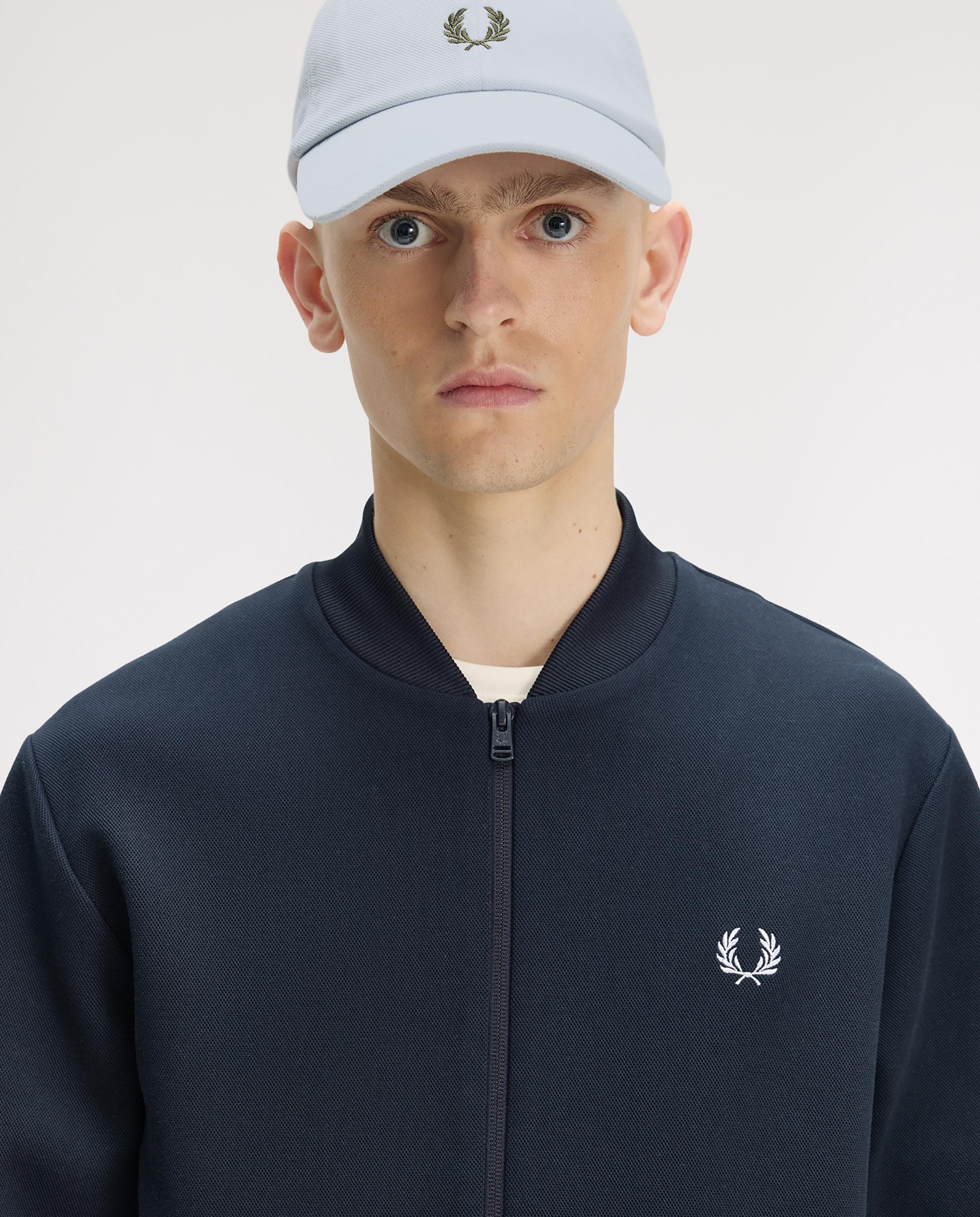 Imagen 2 de Gorra baseball de hombre clásica de piqué de algodón ajustable - Fred Perry - Crudo Azul claro