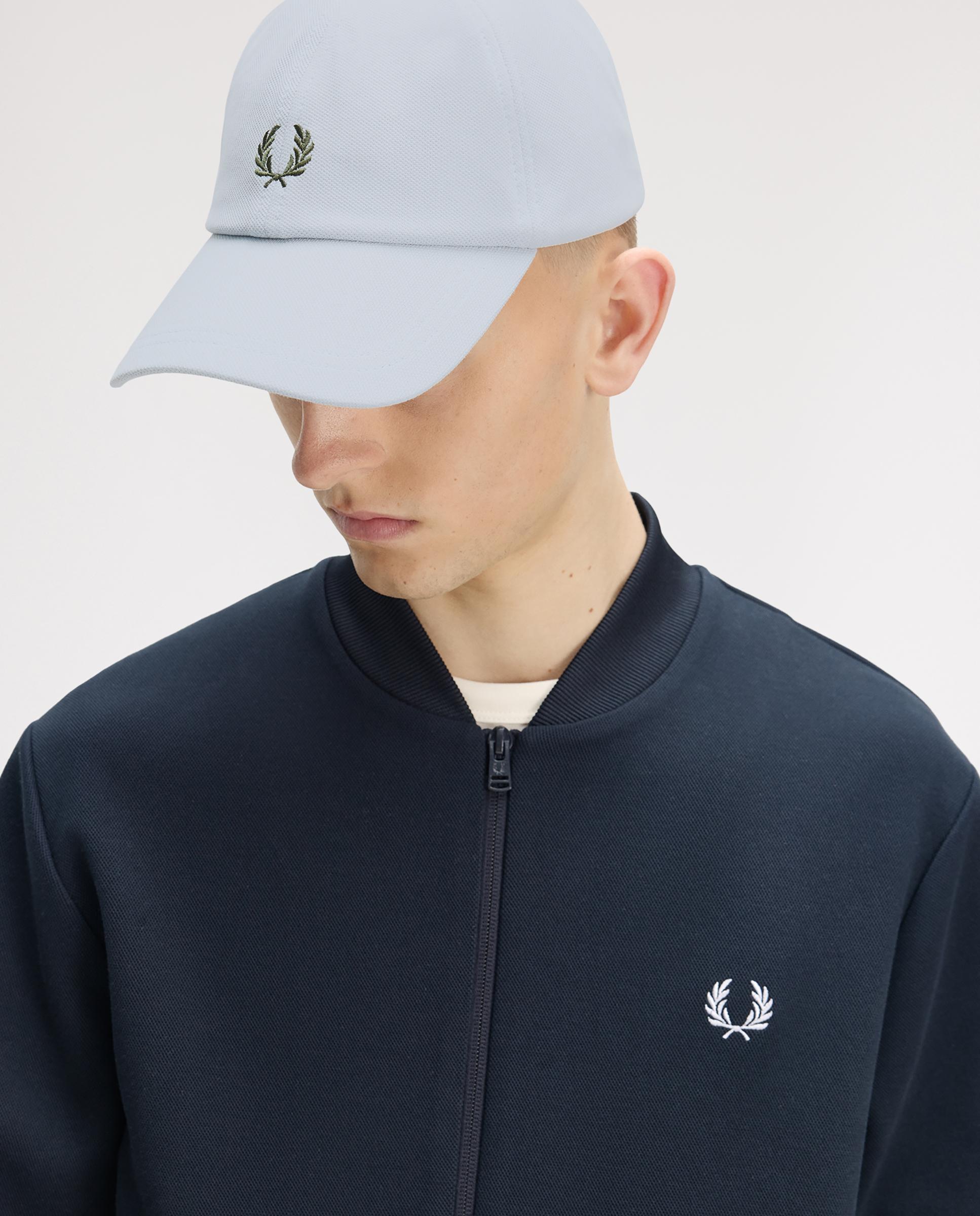 Imagen 3 de Gorra baseball de hombre clásica de piqué de algodón ajustable - Fred Perry - Crudo Azul claro