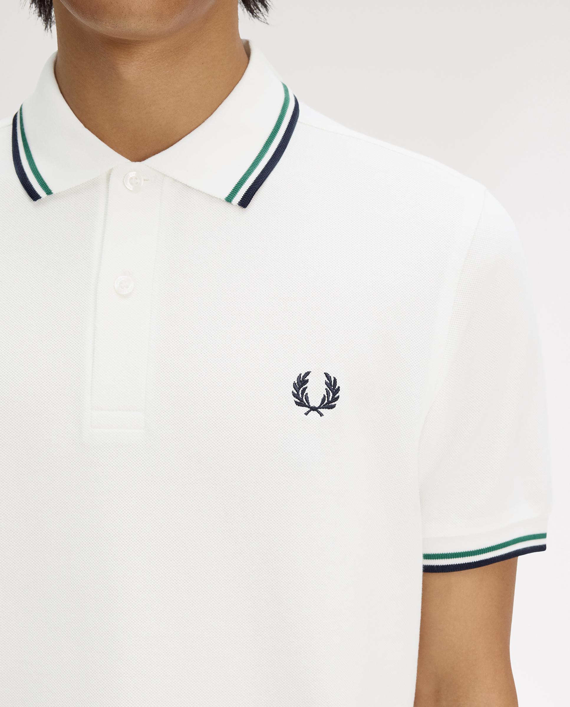 Polo de hombre de piqué de algodón manga corta - Fred Perry - Merengue Merengue-5