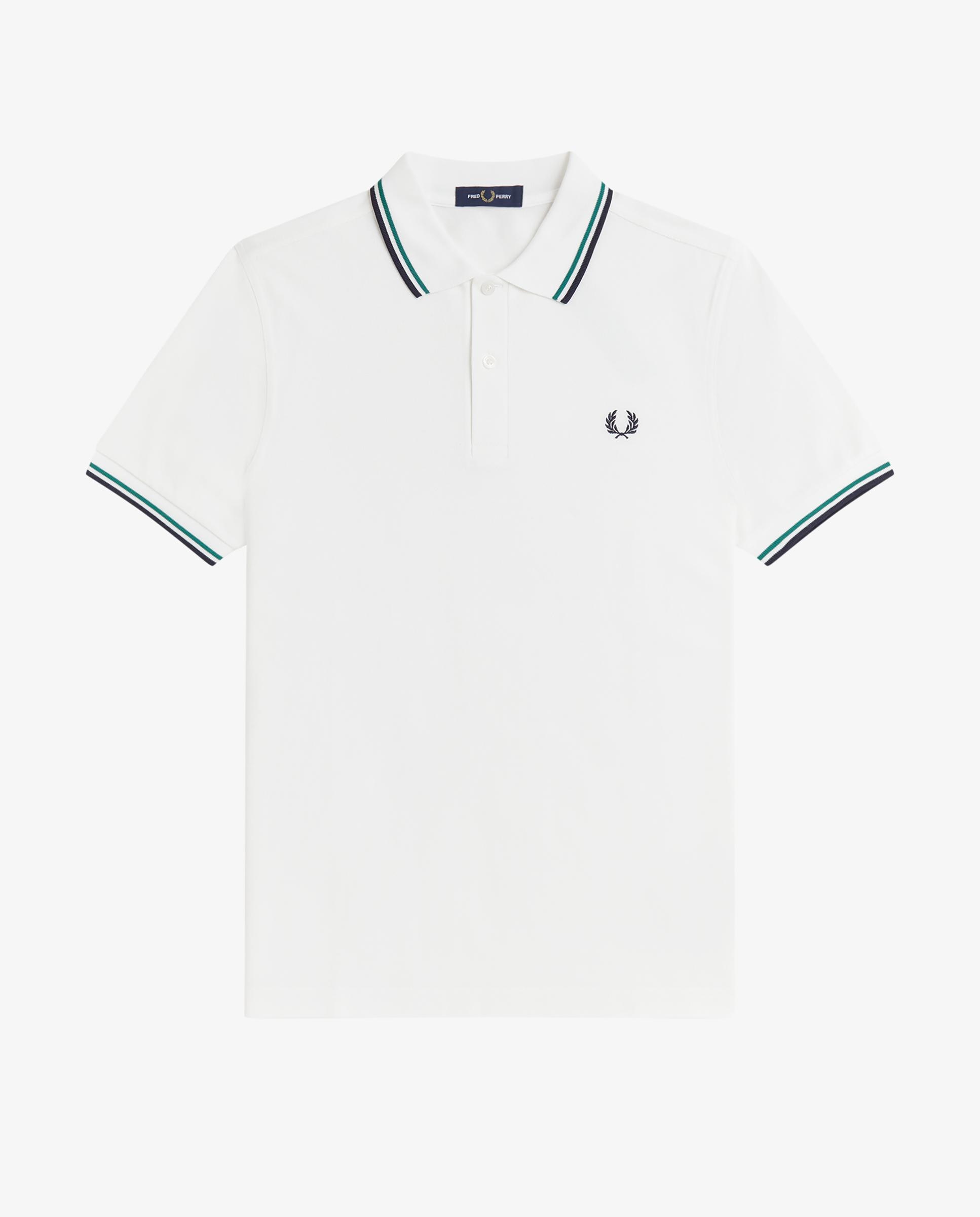 Polo de hombre de piqué de algodón manga corta - Fred Perry - Merengue Merengue-7