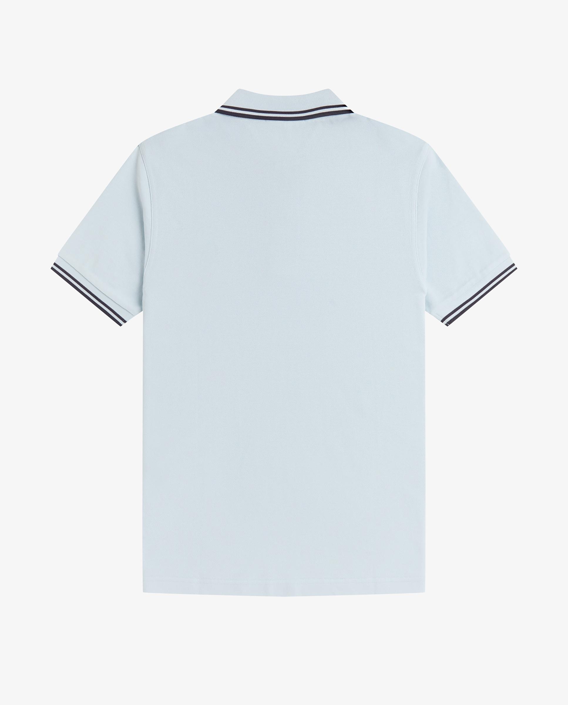 Polo de hombre de piqué de algodón manga corta - Fred Perry - Azul anticuario Azul anticuario-6