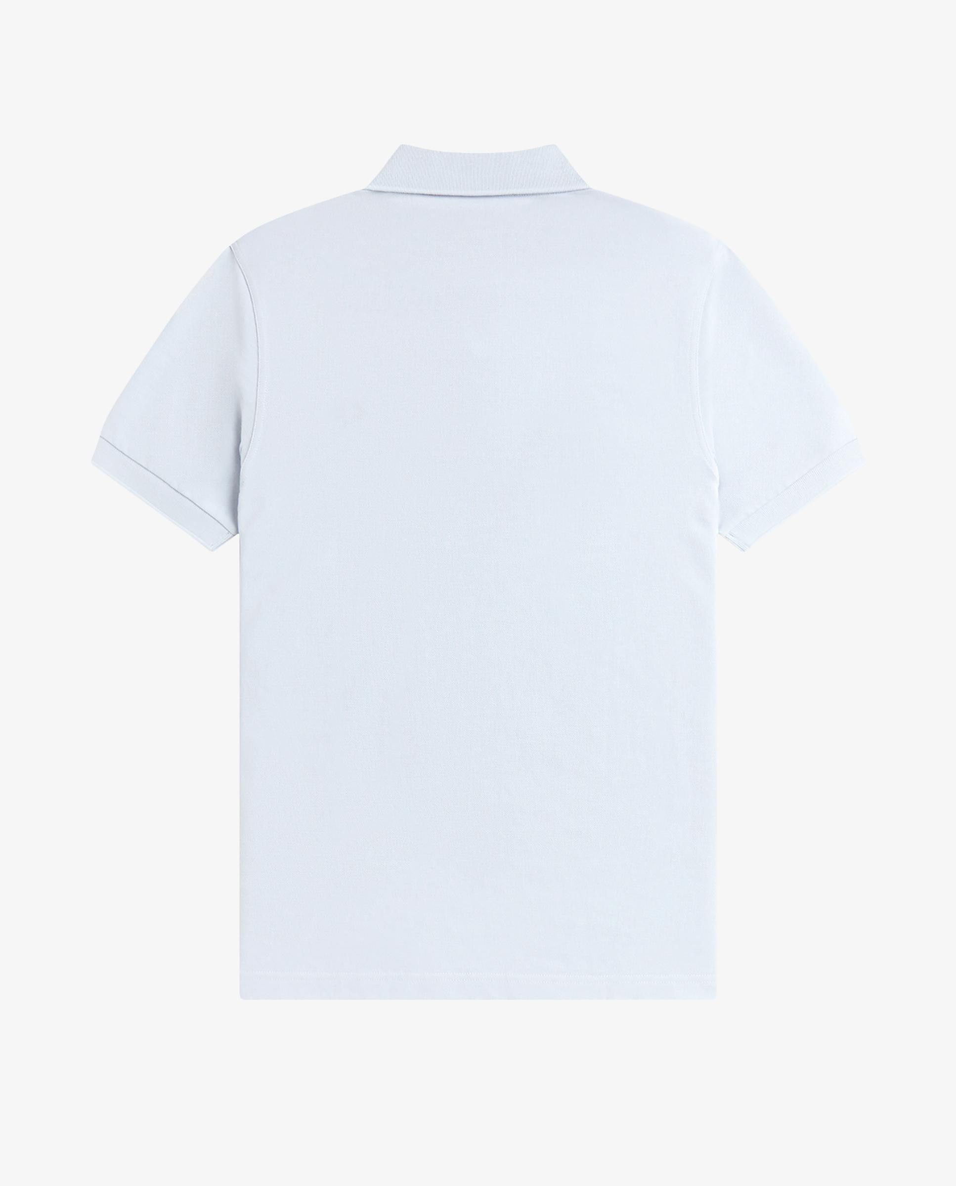 Polo de hombre liso de manga corta en piqué de algodón - Fred Perry - Azul celeste Azul celeste-7