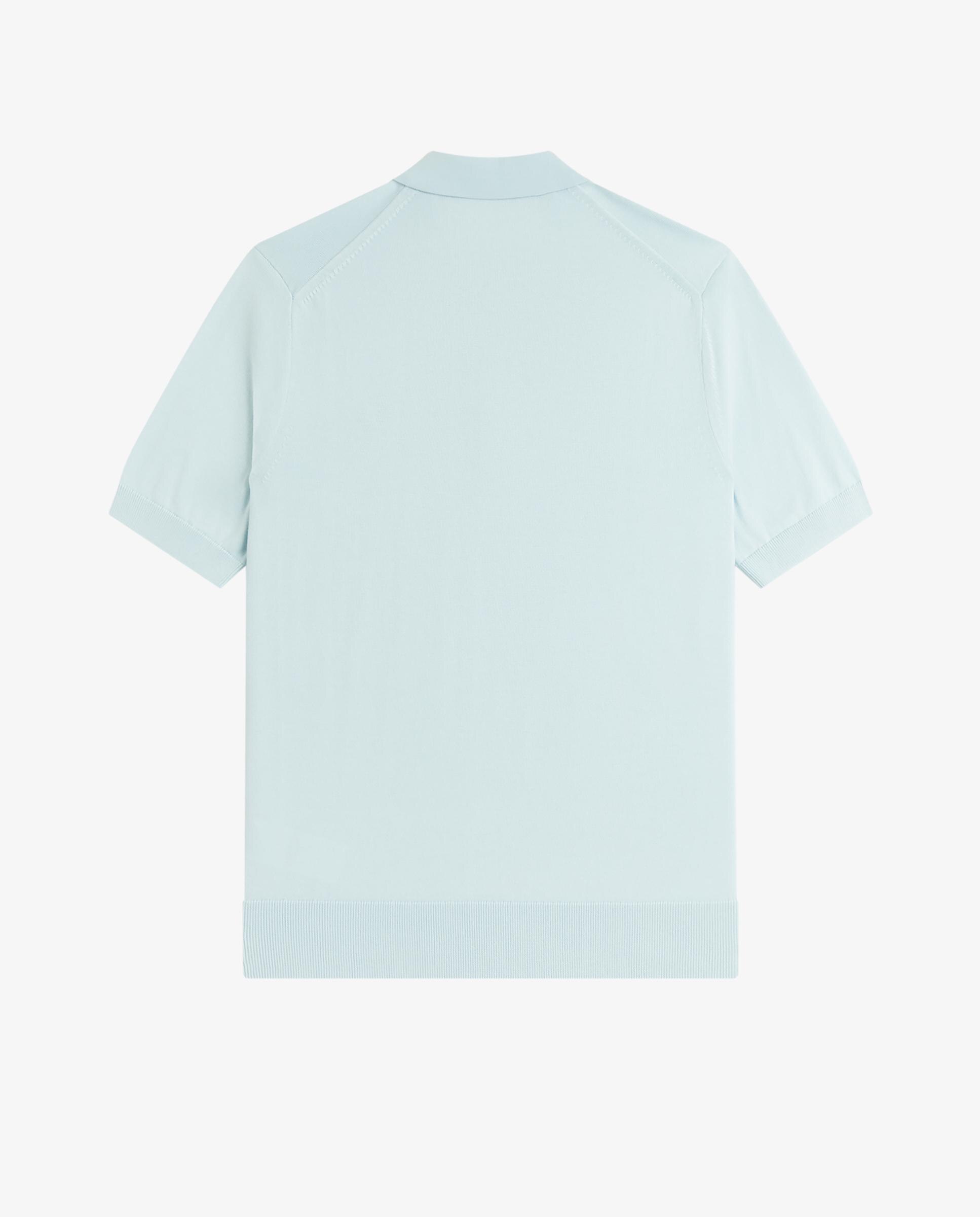 Jersey de hombre con cuello polo y manga corta - Fred Perry - Azul claro Azul claro-8