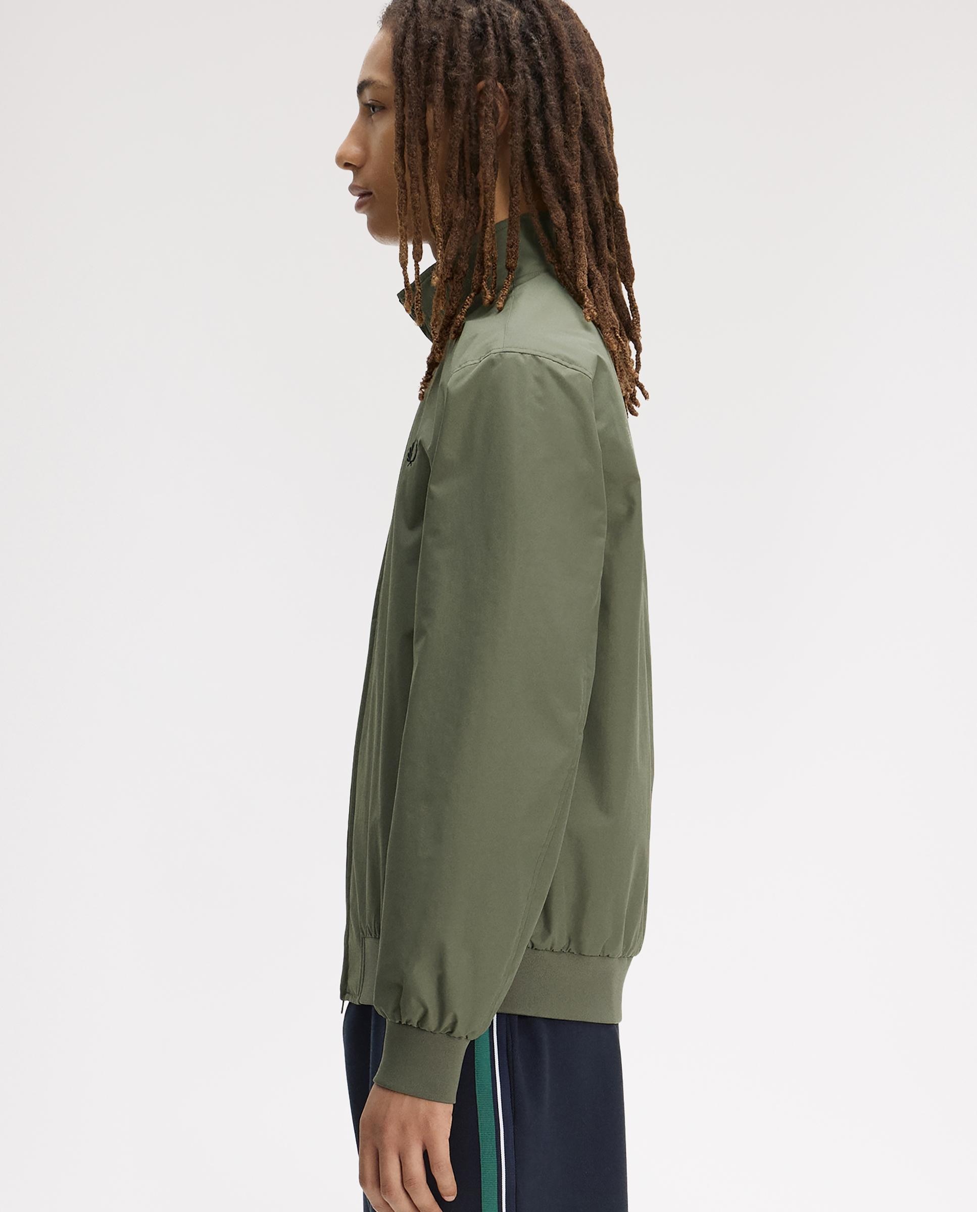 Cazadora de hombre Brentham con cremallera bidireccional - Fred Perry - Verde cadete Verde cadete-2